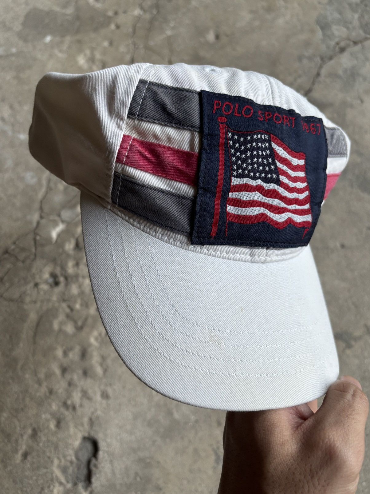 Polo Ralph Lauren RARE!! Polo Sport Ralph Lauren USA Flag Size ONE SIZE - 3 Thumbnail