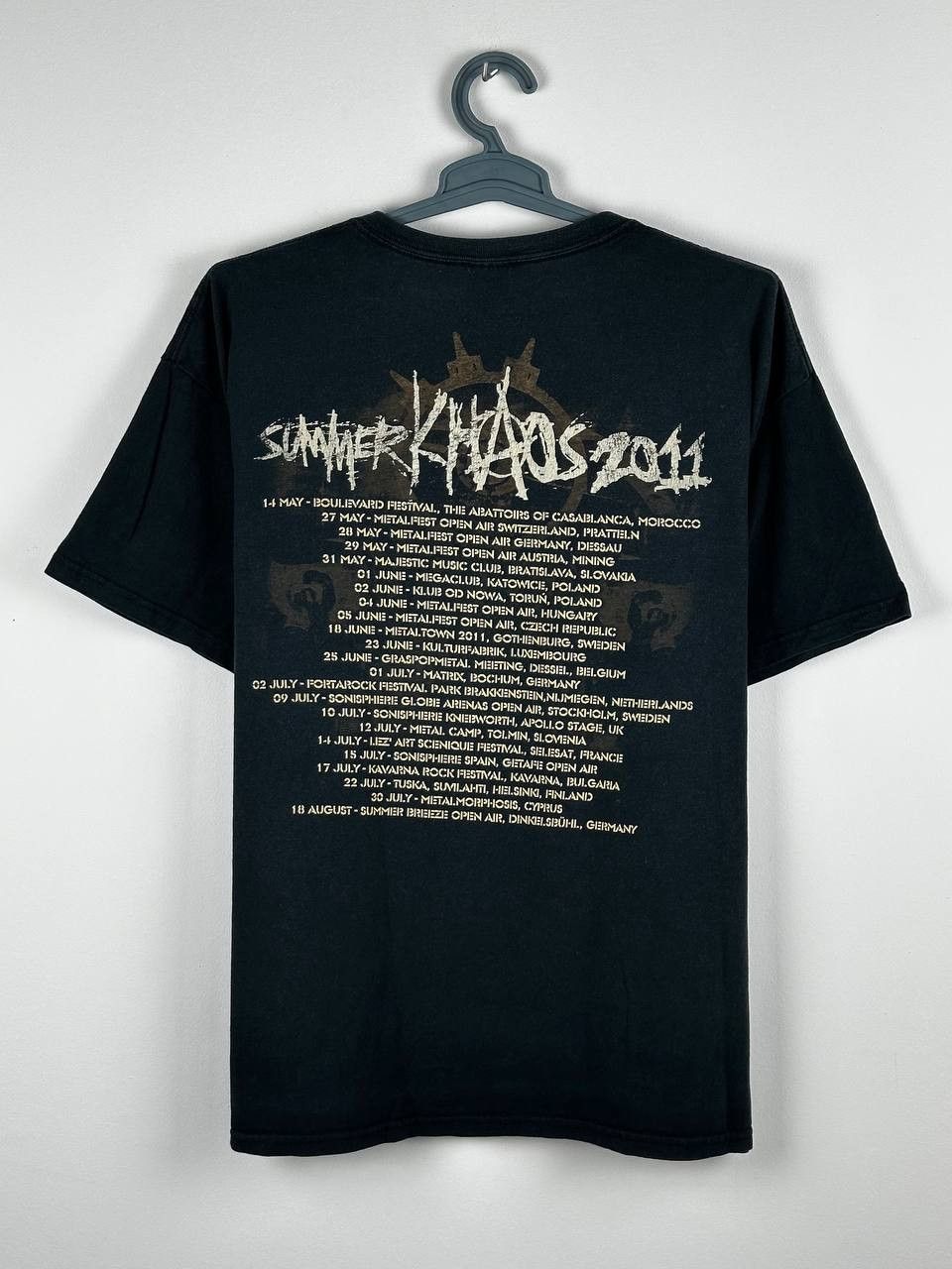 Band Tees × Vintage Vintage Arch Enemy The Root Of All Evil Faded T shirt anvil Size US XL / EU 56 / 4 - 6 Thumbnail