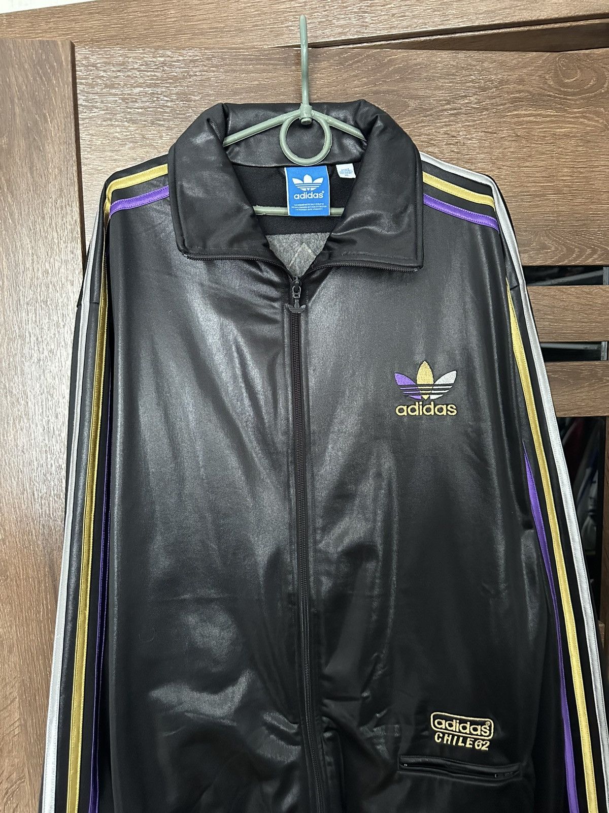 Adidas Adidas Chile 62 Vintage Track Jacket Zip Size US XL / EU 56 / 4 - 5 Thumbnail