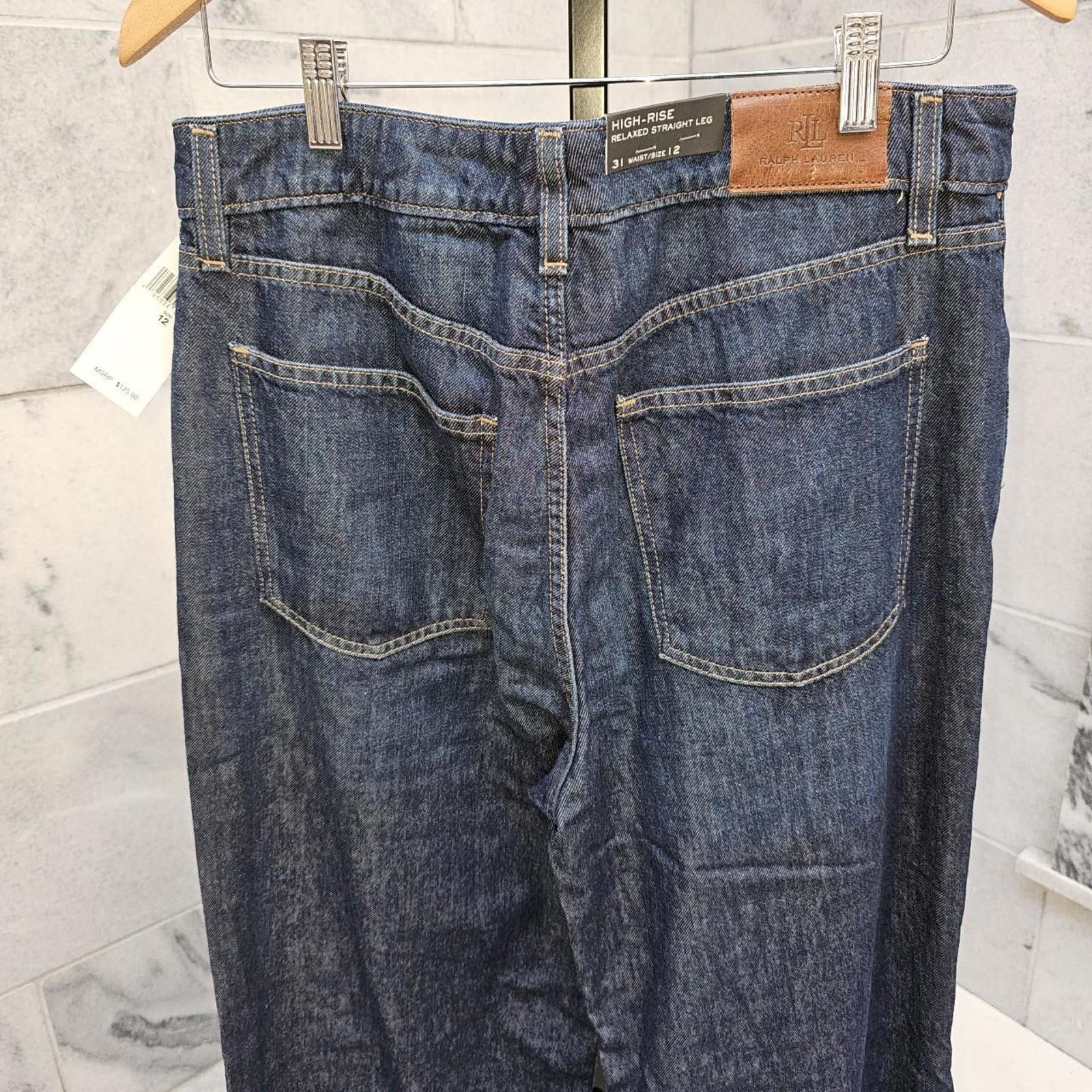 Lauren Ralph Lauren Ralph Lauren Women's Blue Jeans Size 34" / US 12 / IT 48 - 8 Thumbnail