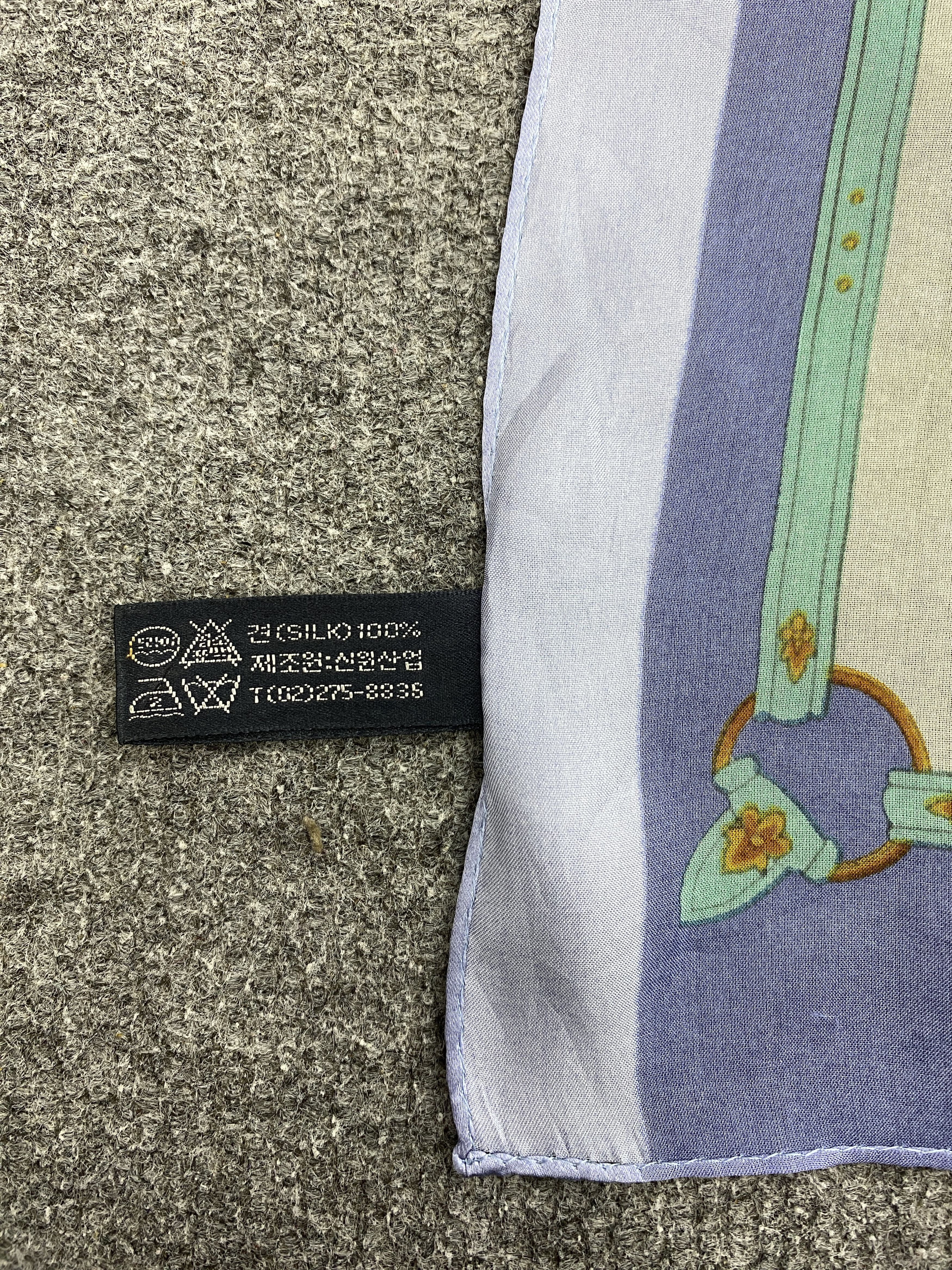 Designer × Vintage Paco Rabbane Paris Silk Scarf / Foulards / Silk Scarf SN0017 Size ONE SIZE - 8 Thumbnail