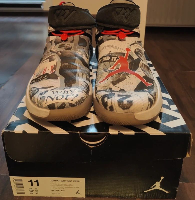 Jordan Brand Jordan Why Not Zer0.1 'Mirror Image' Russell Westbrook 45 Size US 11 / EU 44 - 1 Thumbnail