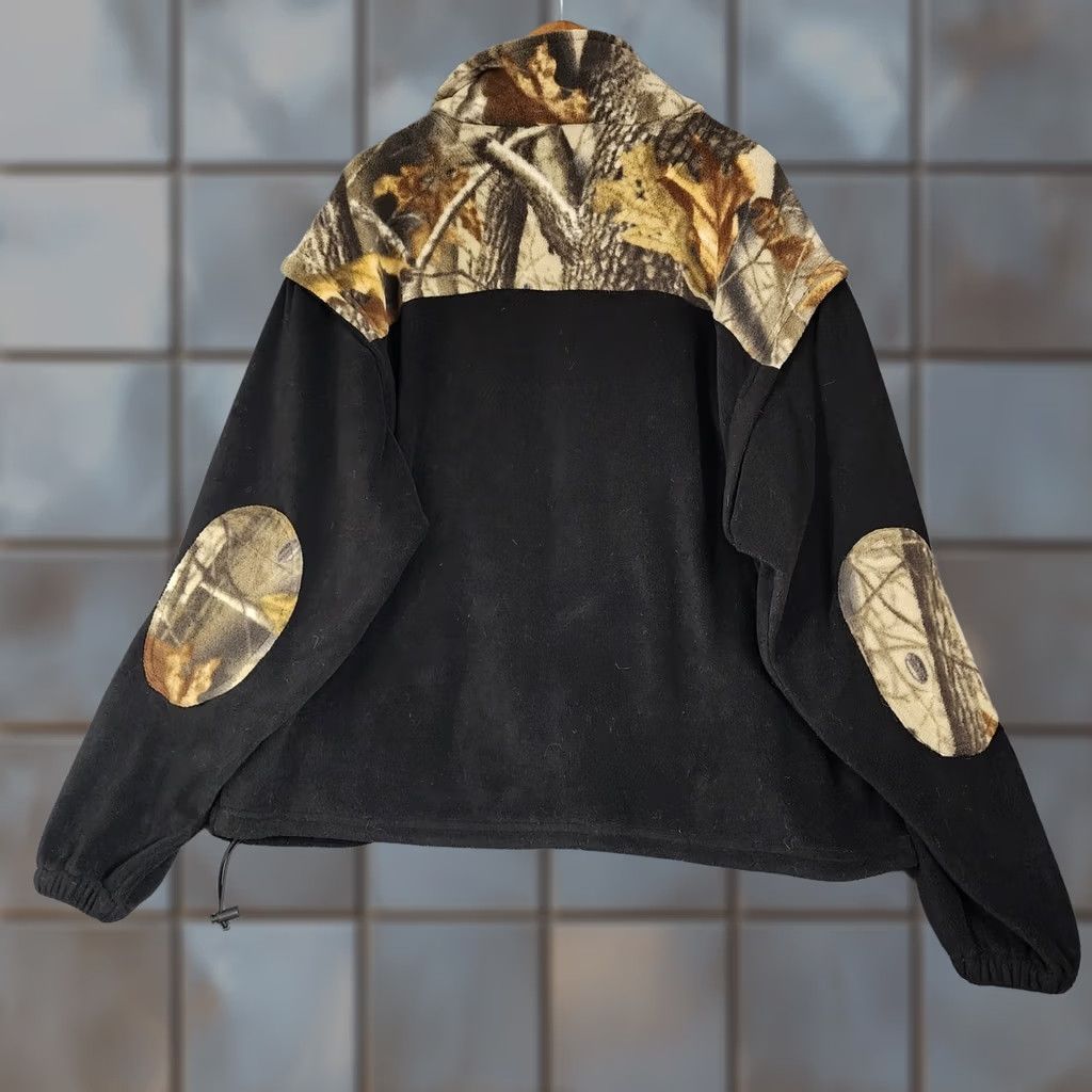 Vintage VINTAGE 10X Mens Camo Fleece Jacket XL Pullover Jacket Camouflage Zipper Broken Zipper Size US XL / EU 56 / 4 - 1 Thumbnail