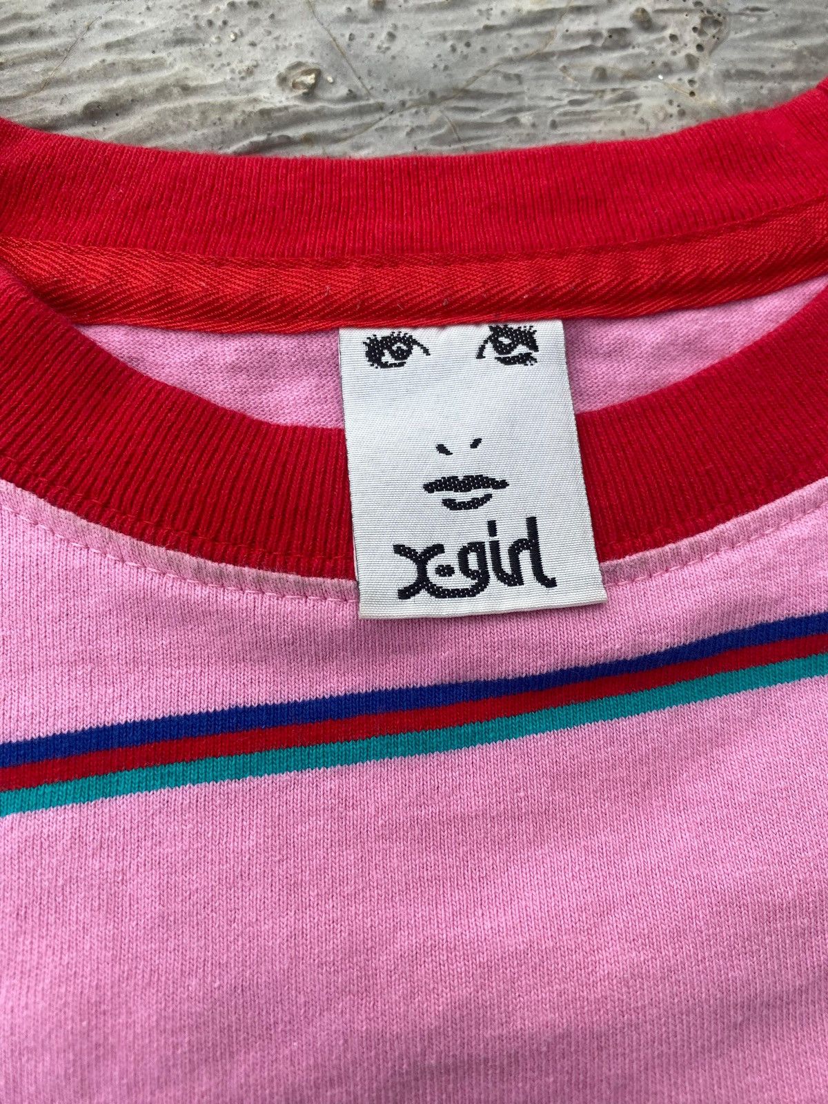 Other X-Girl Striped Heavyweight Boxy T-Shirt Size US M / EU 48-50 / 2 - 3 Thumbnail
