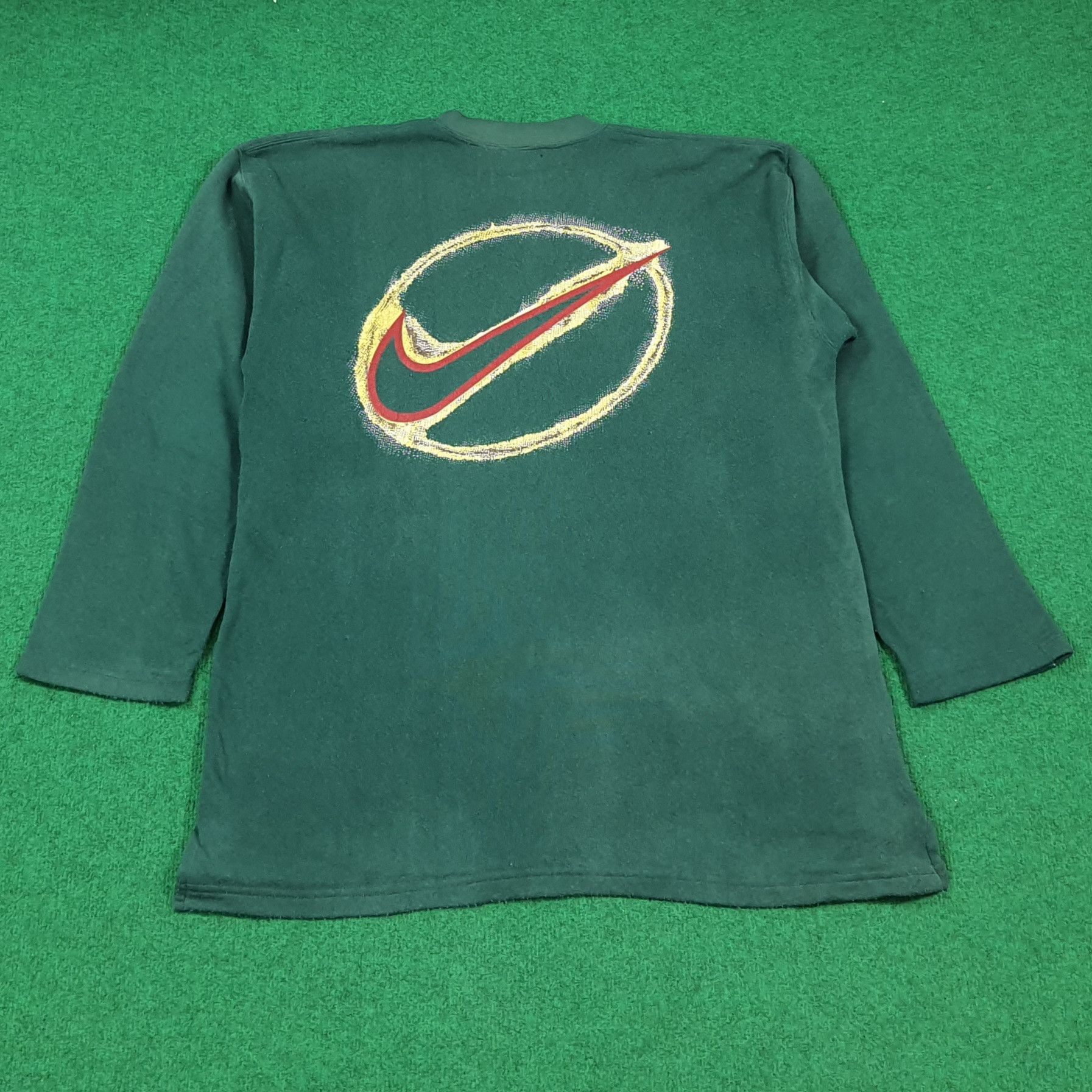Nike Vintage Nike Center Swoosh Orbit Pullover Sweatshirt C292N25 Size US L / EU 52-54 / 3 - 1 Thumbnail
