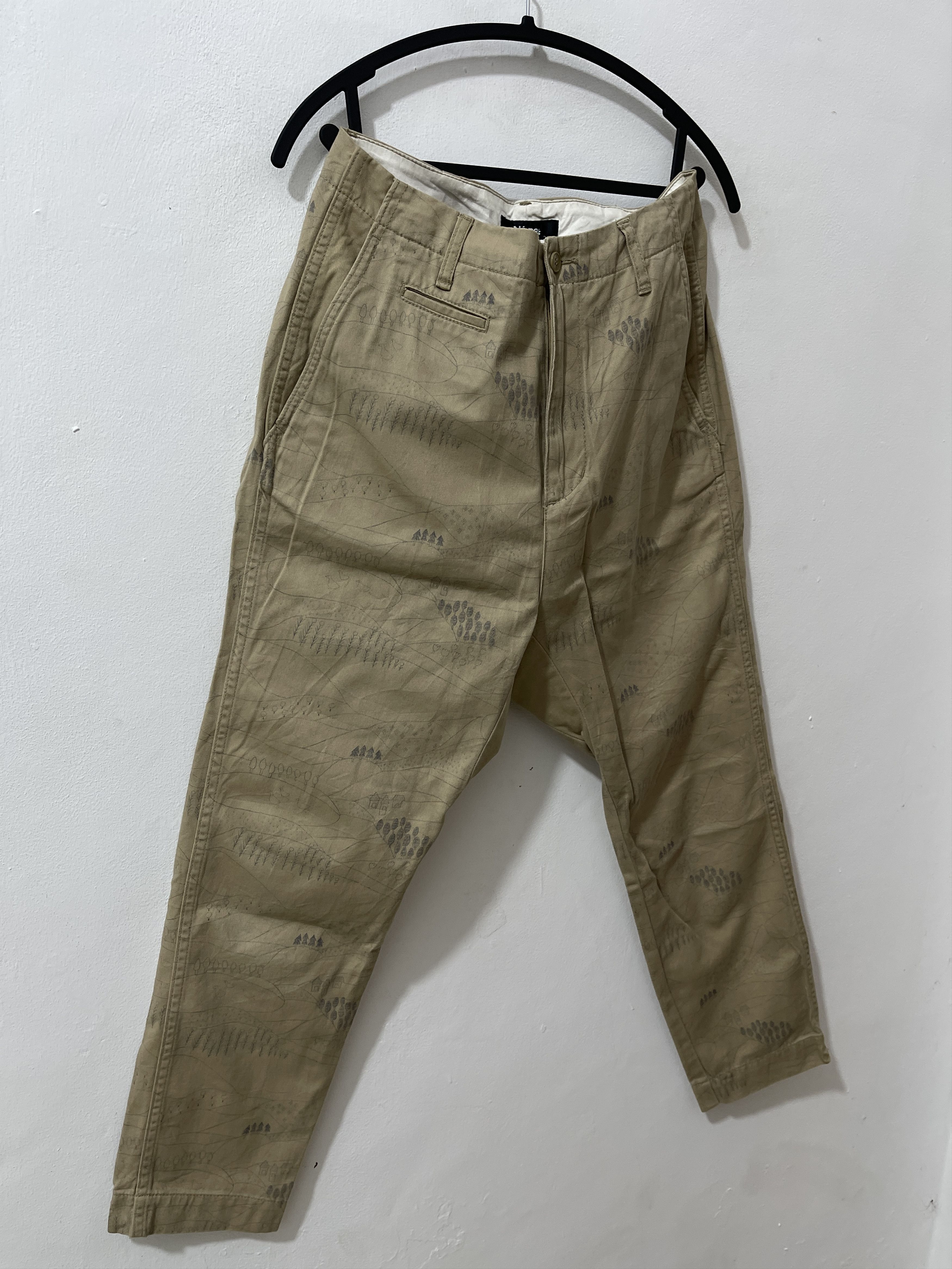 Ne-Net Ne-Net Issey Miyake Japan Archive Pencil Fullprint Art Pants Size US 30 / EU 46 - 3 Thumbnail