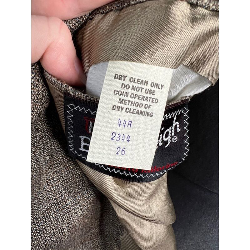 Vintage blazer sport coat tweed Vintage tan Size 44R - 8 Thumbnail