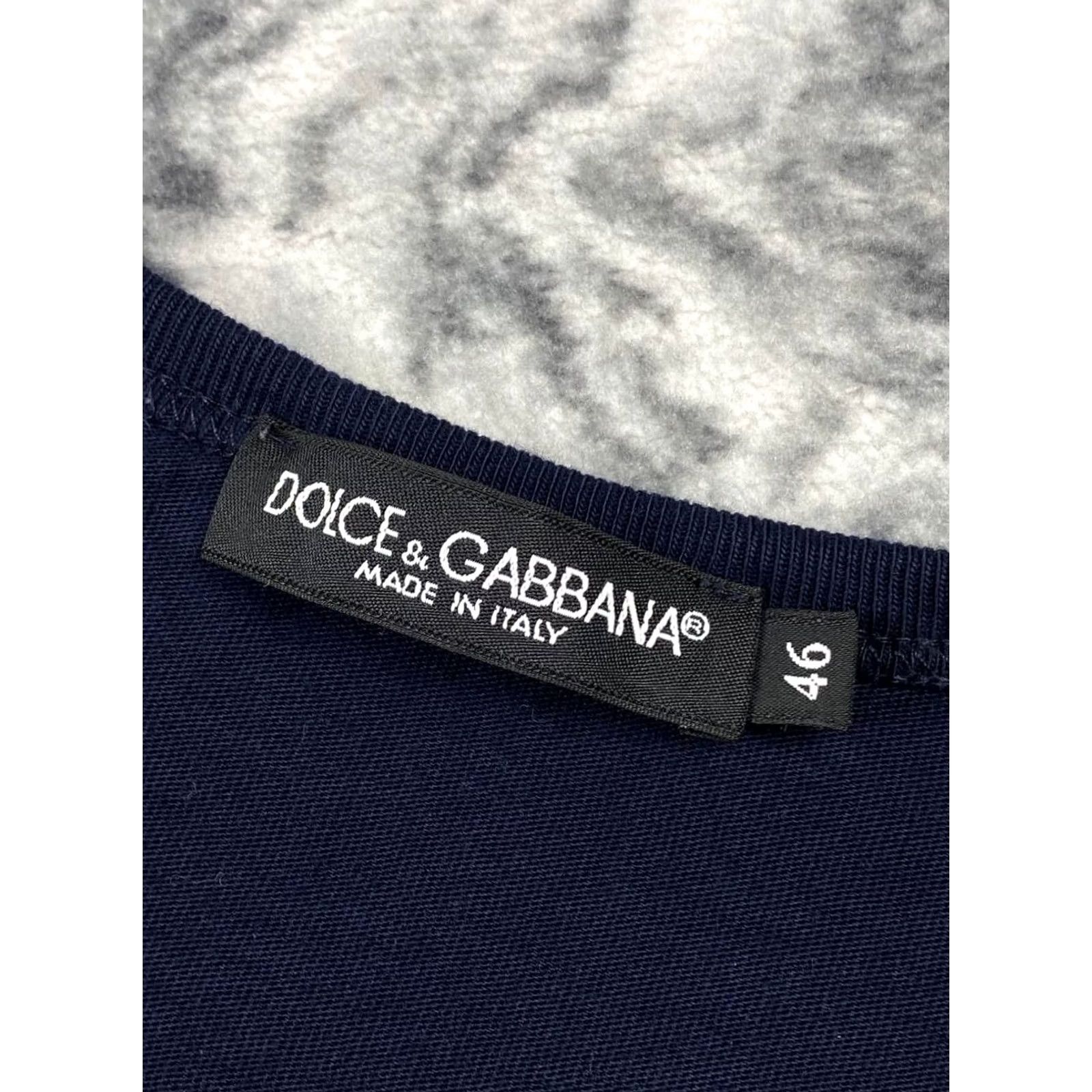 Dolce & Gabbana VINTAGE Dolce Gabbana Raging Bull Long Sleeve Big Logo T-Shirt Mens Size 46 Blue Size US XXL / EU 58 / 5 - 6 Thumbnail