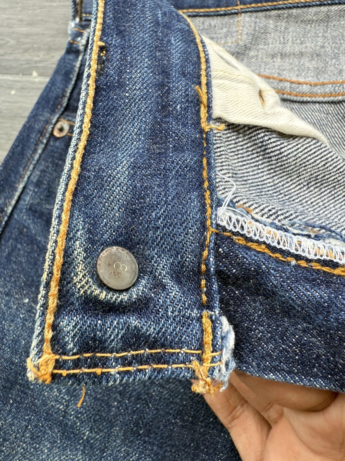 Levi's Vintage 1960s LEVI’S BigE 502 0117 “Big Font” Selvedge Denim Size US 30 / EU 46 - 13 Thumbnail