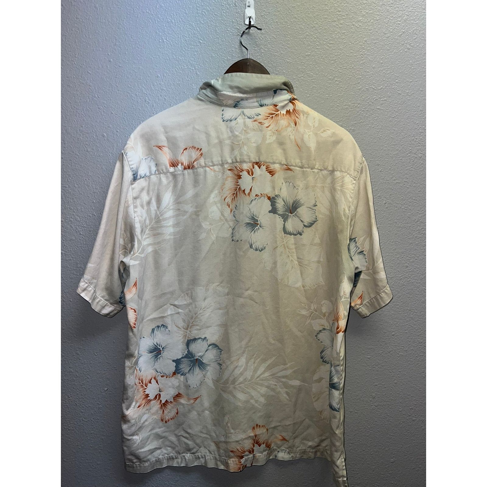 Caribbean Caribbean Hawaiian Shirt Button Down Silk Cotton Mens Large Size US L / EU 52-54 / 3 - 9 Thumbnail