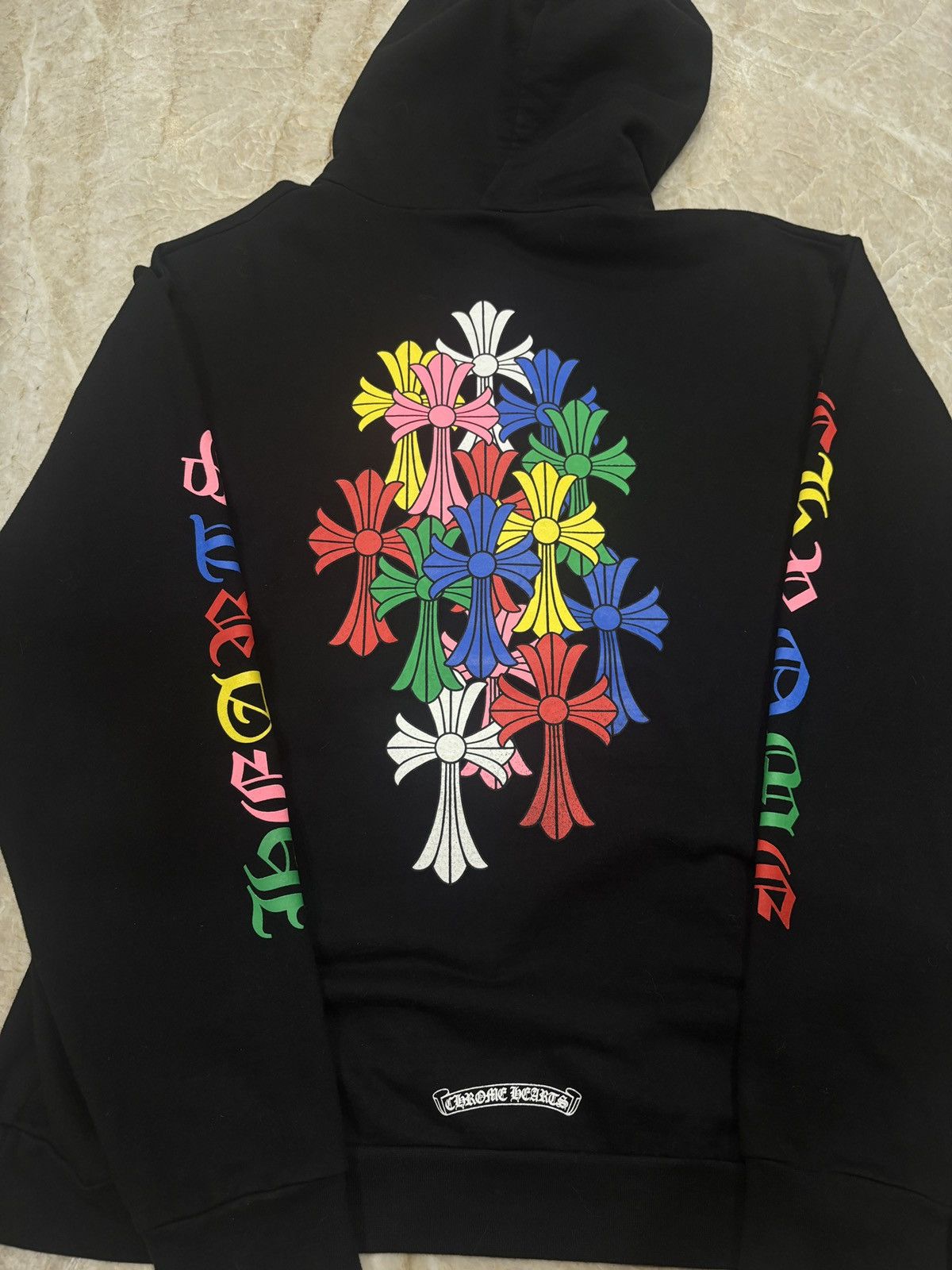 Chrome Hearts Black XL MultiColor Cross Chrome Hearts Hoodie Size US XL / EU 56 / 4 - 1 Thumbnail