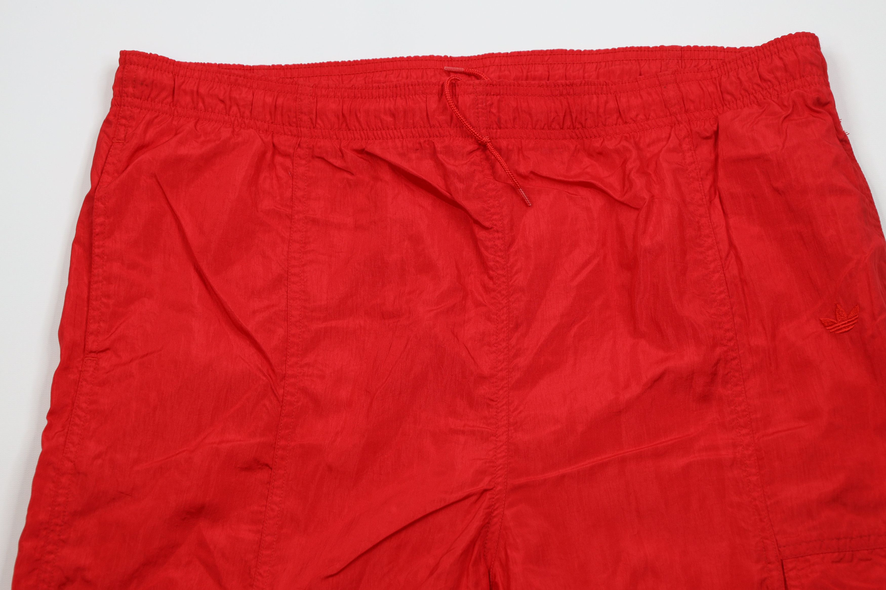 Adidas Vintage 70s 80s Adidas Pocket Windbreaker Joggers Pants Red Size US 36 / EU 52 - 2 Thumbnail