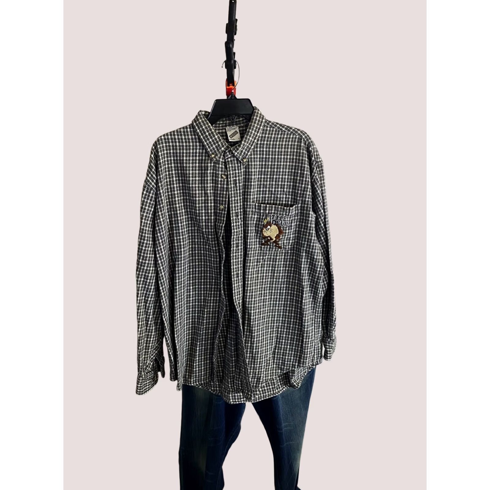 Vintage Warner Bros VTG 1998 Little Devil taz Long Sleeve Shirt L Mens Shirt Size US L / EU 52-54 / 3 - 1 Thumbnail