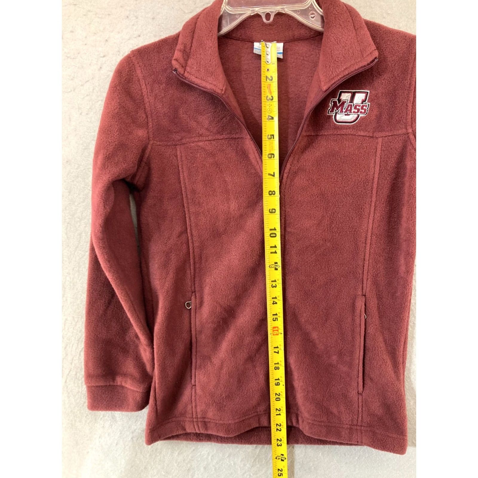 Vintage Columbia Jacket Womens Fleece Full Zip Pockets Red M Outdoor Casual Size M / US 6-8 / IT 42-44 - 3 Thumbnail
