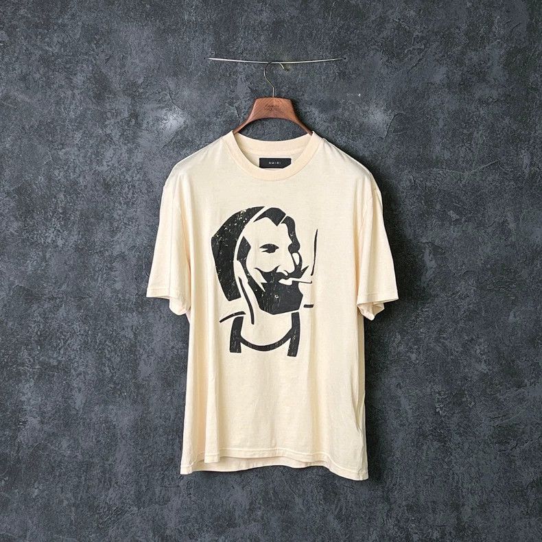 Amiri Amiri Beige human head cotton short-sleeved shirt Size US L / EU 52-54 / 3 - 1 Thumbnail