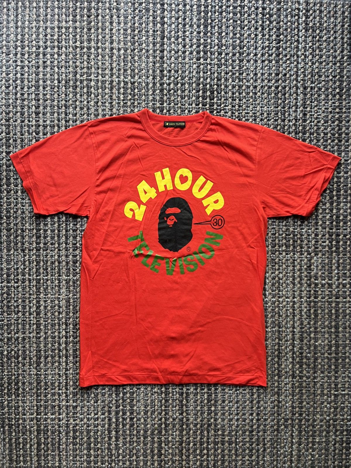 Bape Bape X 24 Hour Television Ape Head Tee Size US L / EU 52-54 / 3 - 1 Thumbnail