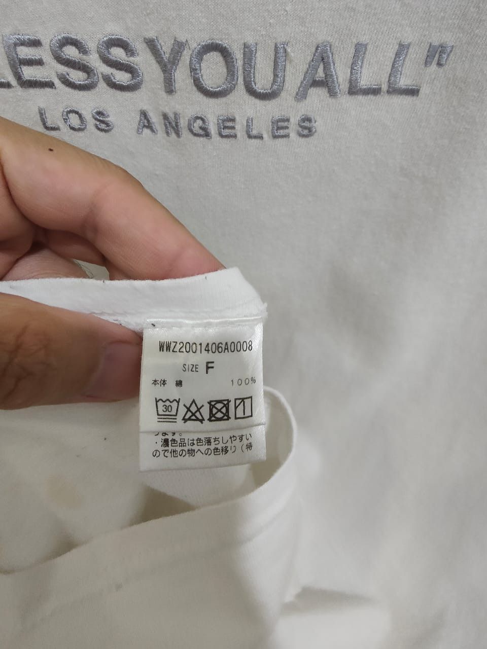 Vintage vintage W.W.G Who’s Who Gallery BLESS YOU ALL LOS ANGELES Size US XL / EU 56 / 4 - 4 Thumbnail