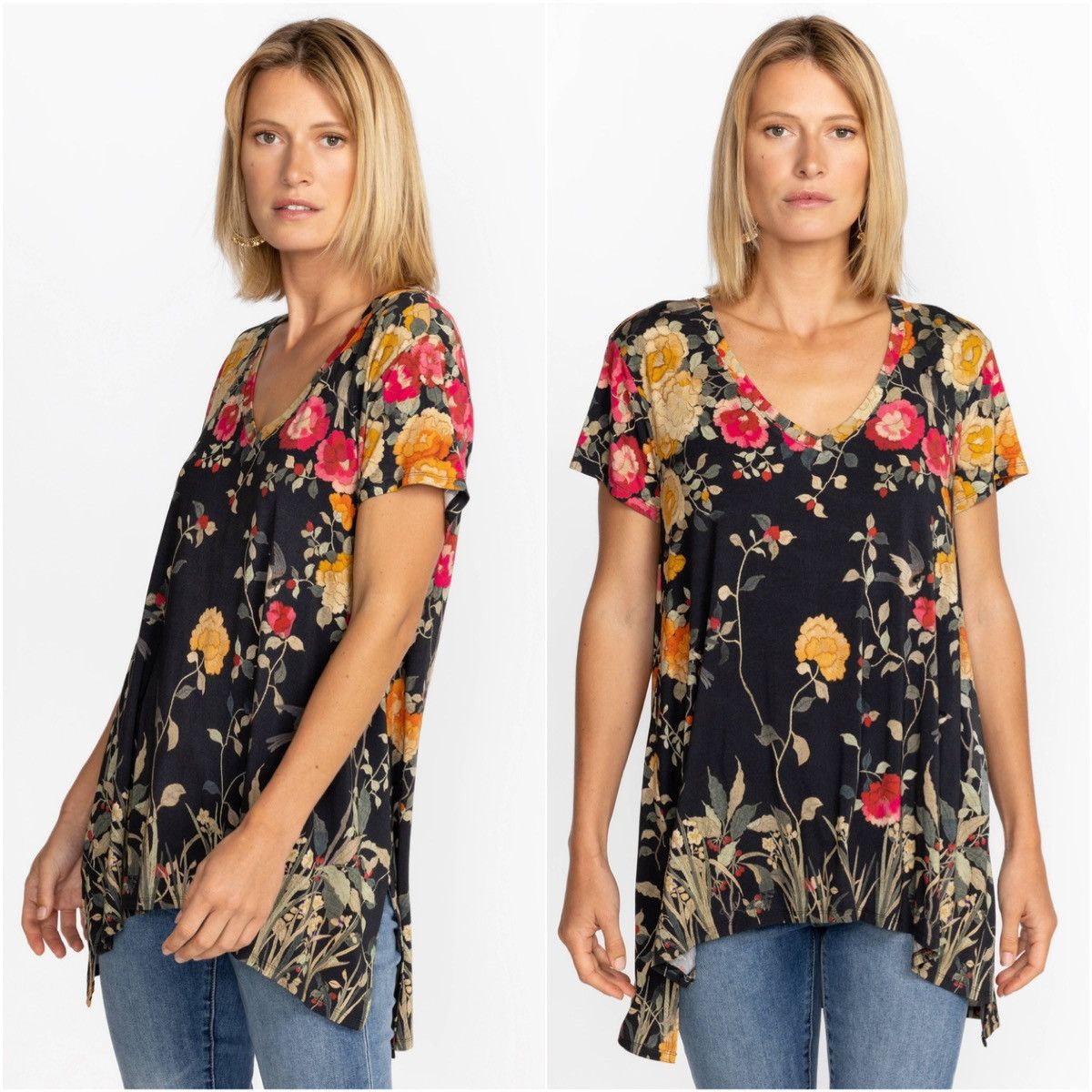 Johnny Was Johnny Was Graceful Drape Tunic Asymmetrical M S Size M / US 6-8 / IT 42-44 - 1 Thumbnail
