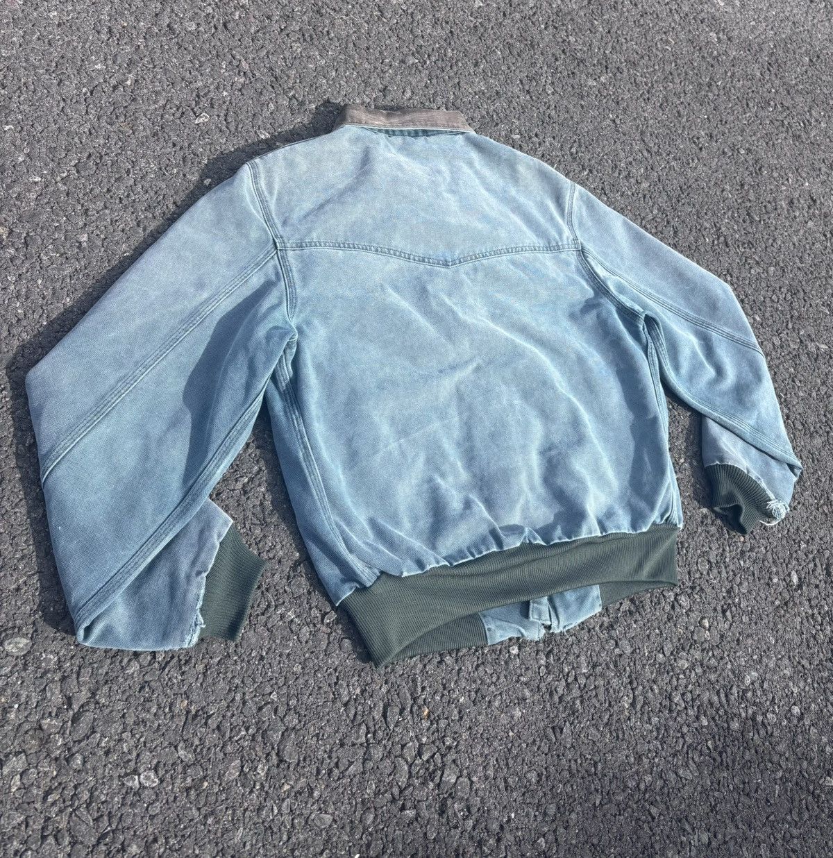 Carhartt 90’s Carhartt J14 HTG Green Santa Fe Bomber Jacket Size US M / EU 48-50 / 2 - 3 Thumbnail