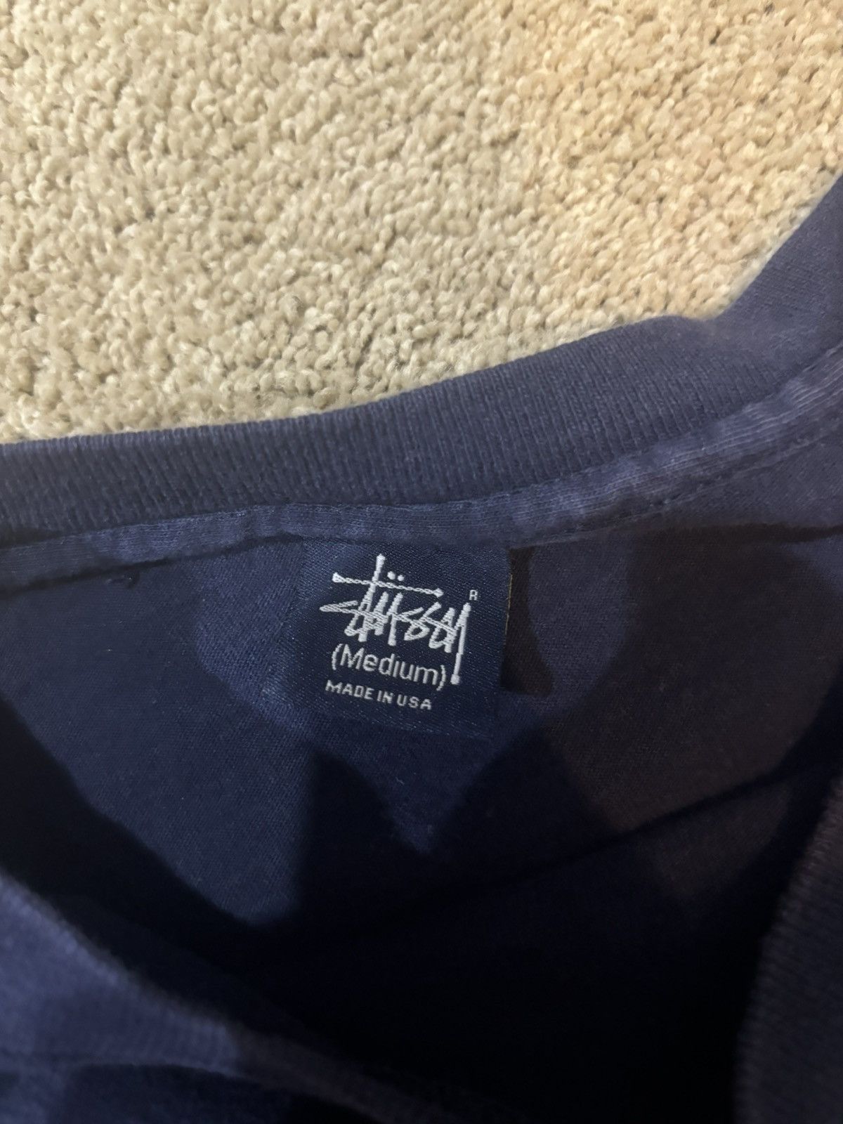 Stussy Blue 90’s Vintage Stussy tee Size US M / EU 48-50 / 2 - 4 Thumbnail