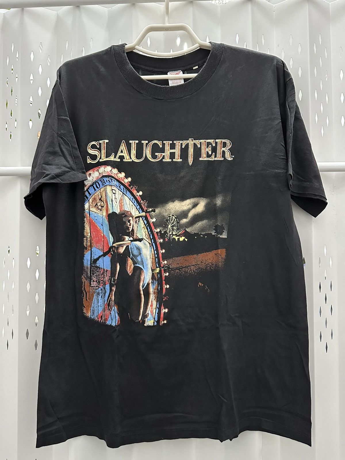 Band Tees Vintage 1990’s Slaughter Rock Band Tour T-shirt Size US XL / EU 56 / 4 - 1 Thumbnail