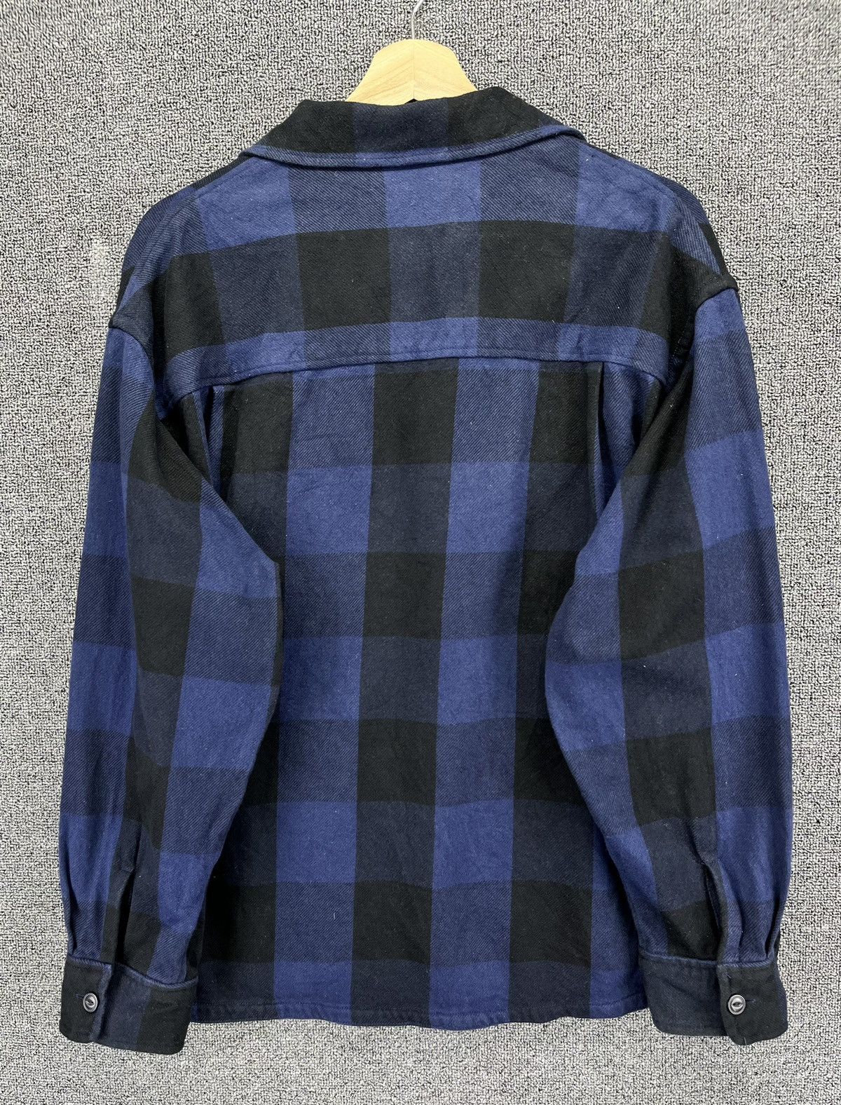Flannel Vintage Ships Shadow Plaid Shirts Button Up Flannnel Size US M / EU 48-50 / 2 - 9 Thumbnail