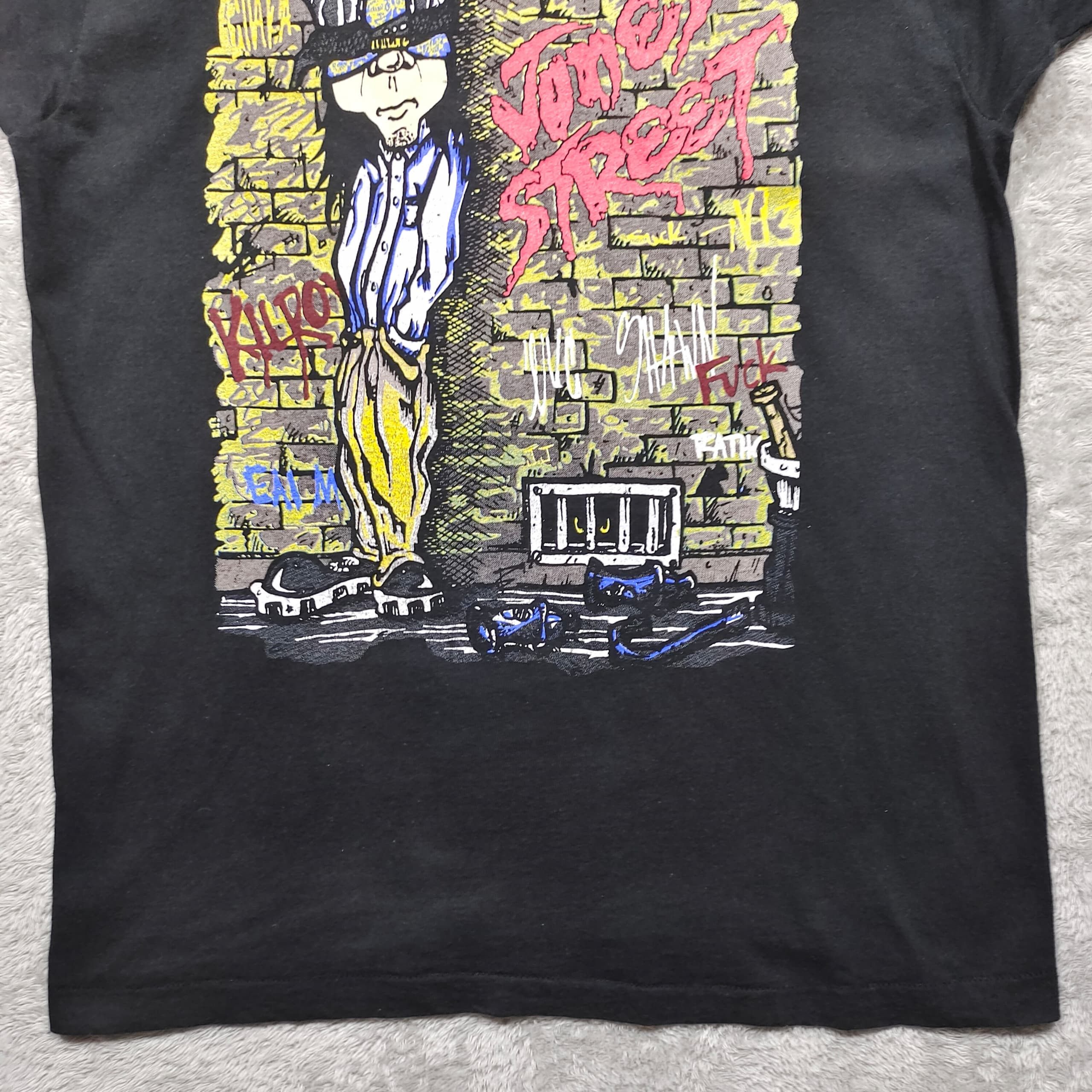 Band Tees VINTAGE 90's JONES STREET ROCK BAND T SHIRT Size US XL / EU 56 / 4 - 6 Thumbnail