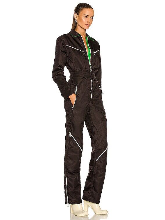 Bottega Veneta 🔥$3K VALUE🔥 Nylon Jump Suit Jacket Size 26" / US 2 / IT 38 - 2 Thumbnail