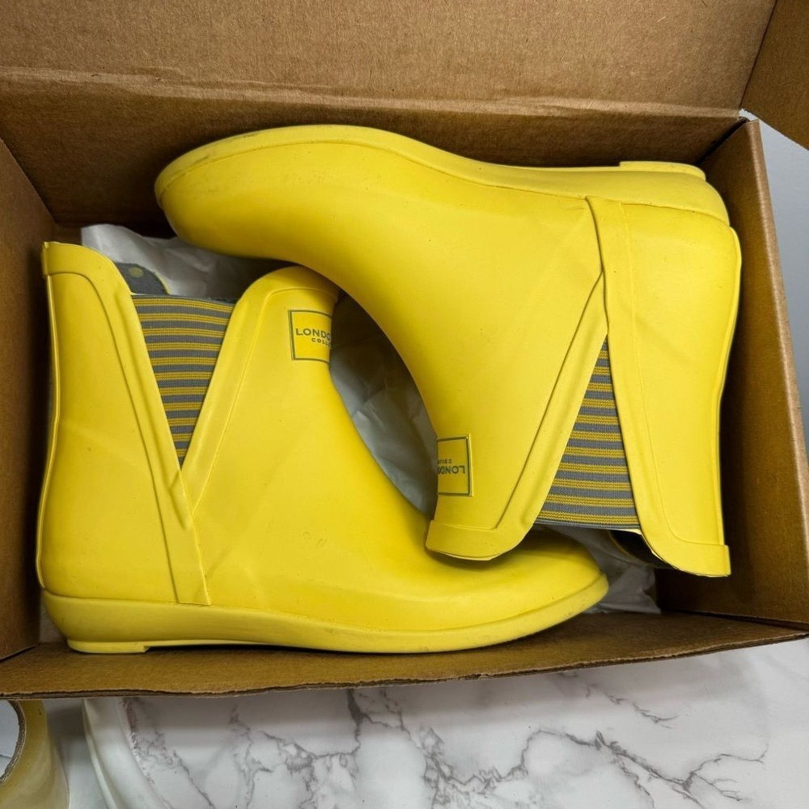 London Fog London Fog Women's Rain Boots sz 8 NEW # K287 Size US 8 / IT 38 - 8 Thumbnail
