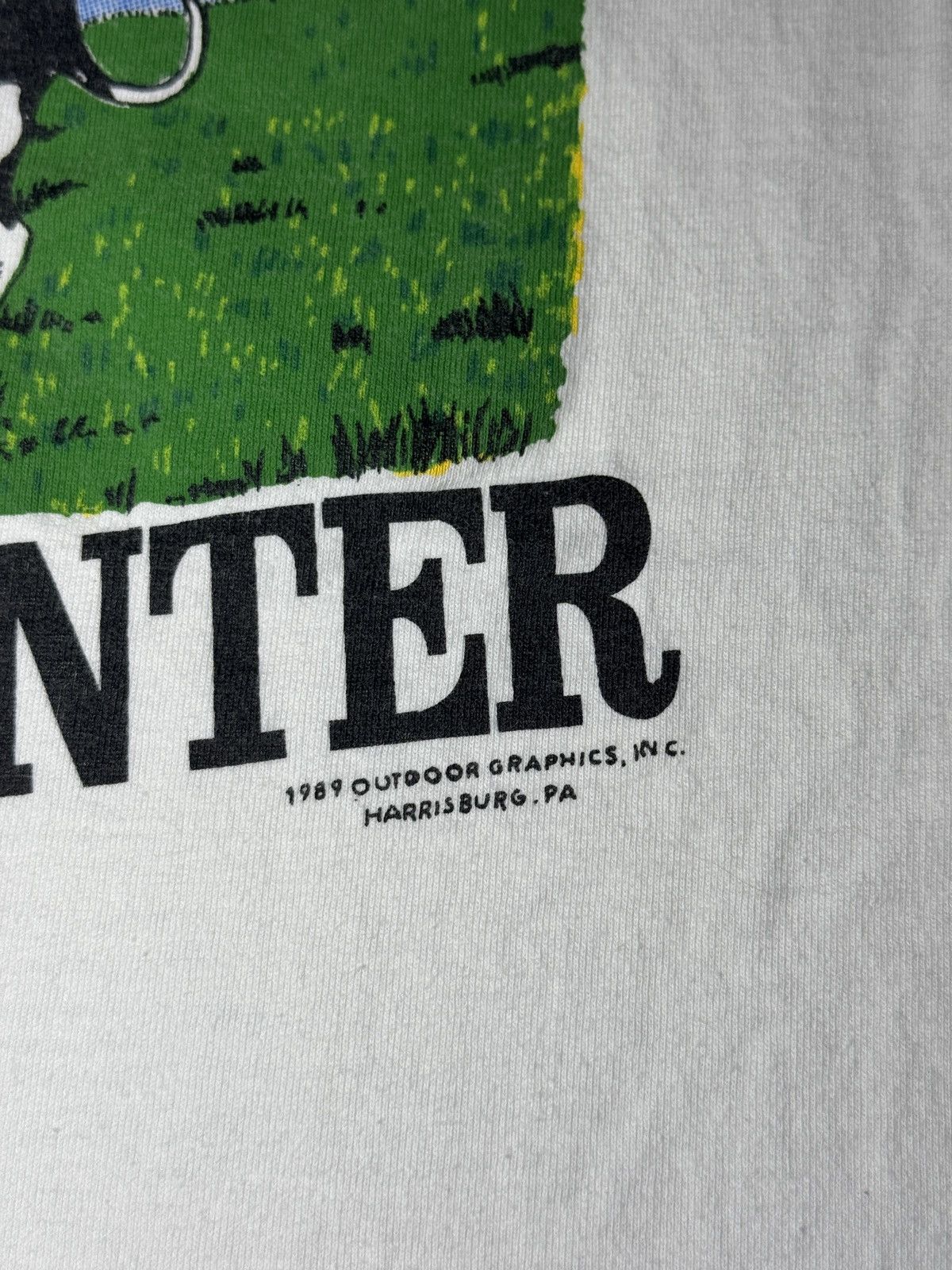 Other Vintage 80s Pennsylvania Deer Hunter Funny Cow Tee T Shirt Size US L / EU 52-54 / 3 - 3 Thumbnail