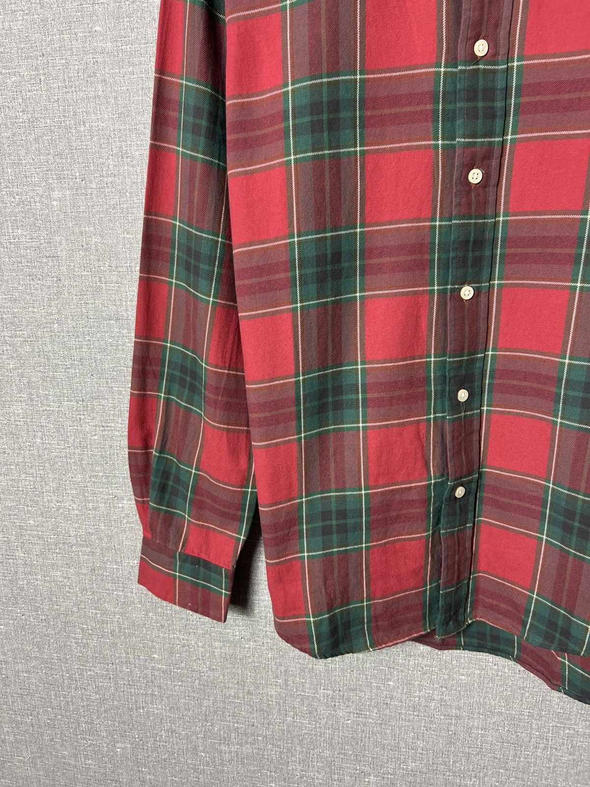 Flannel × Polo Ralph Lauren × Vintage Polo Ralph Lauren American Plaid Checkered Flannel Shirt Size US M / EU 48-50 / 2 - 7 Thumbnail