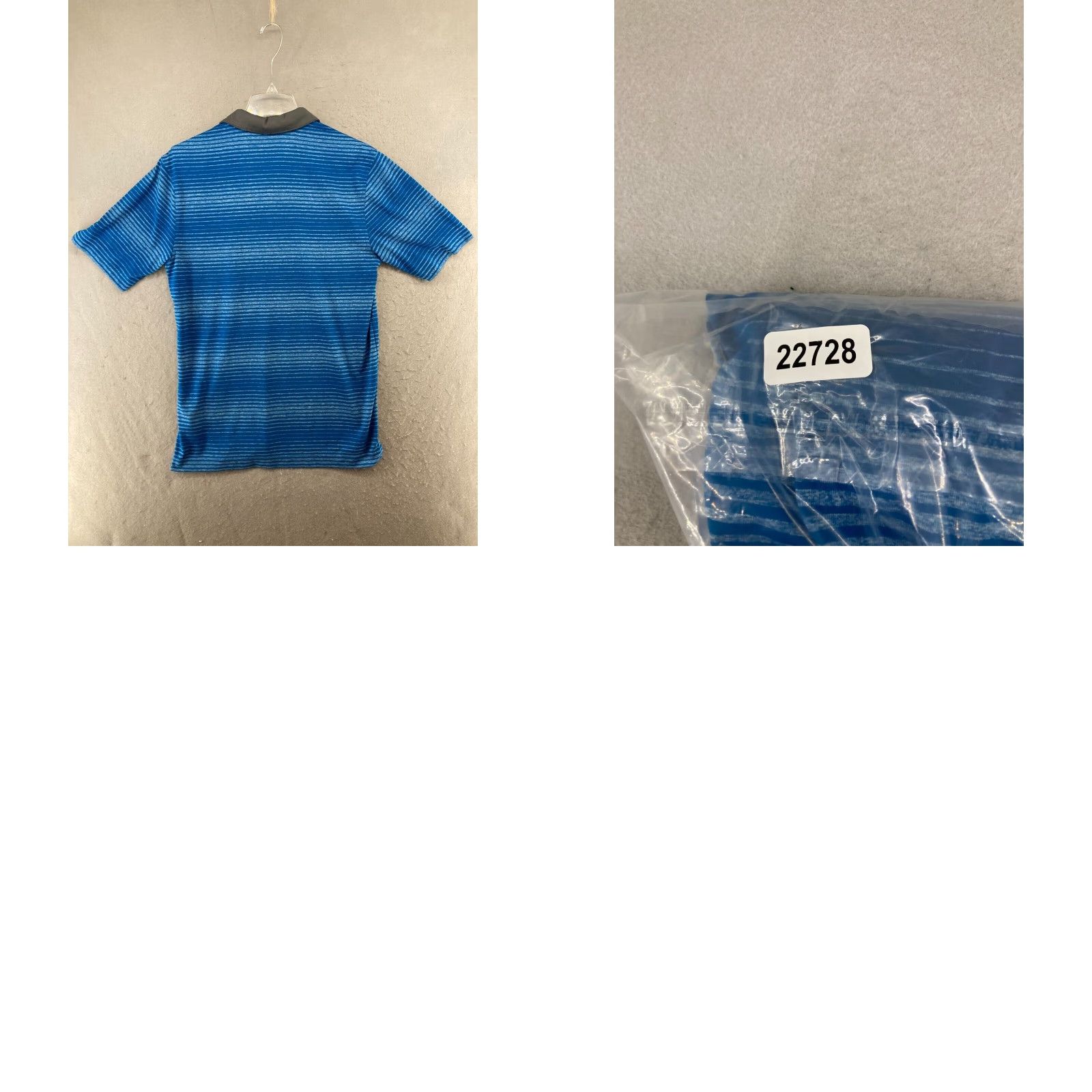 Nike Nike Golf Polo Shirt Mens Small Blue Tour Performance DriFit Striped Size US S / EU 44-46 / 1 - 8 Thumbnail