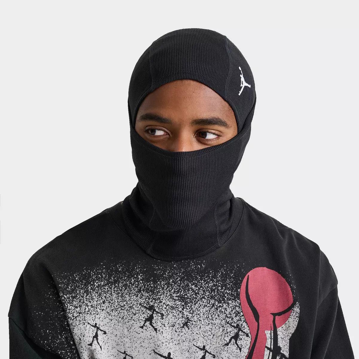 Jordan Brand JORDAN FLIGHT HYPERWARM RIB KNIT BALACLAVA HOOD Size ONE SIZE - 2 Thumbnail