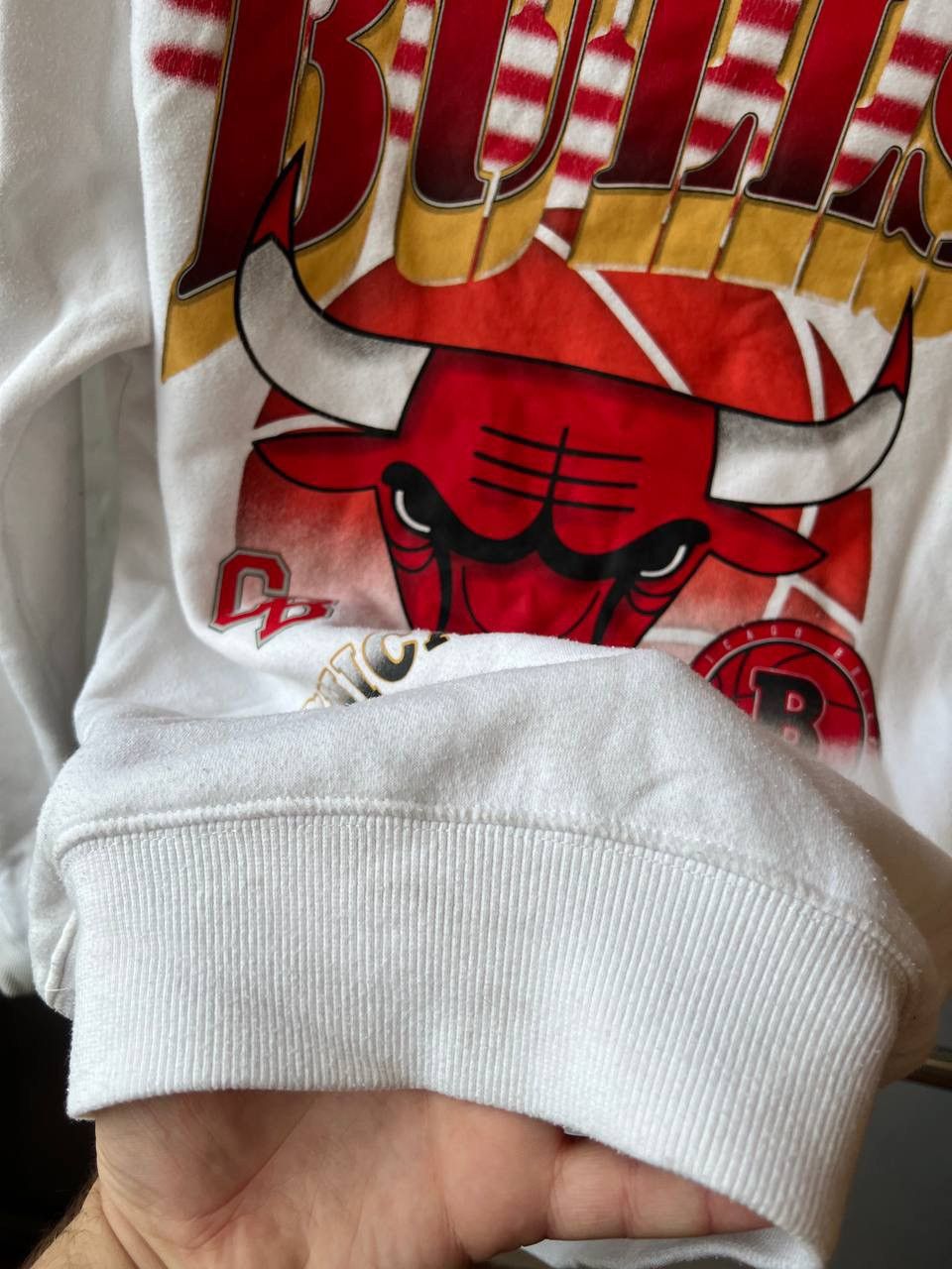 NBA CHICAGO BULLS NBA OVERPRINTED RETRO HOODIE SIZE S MENS Size US S / EU 44-46 / 1 - 16 Thumbnail