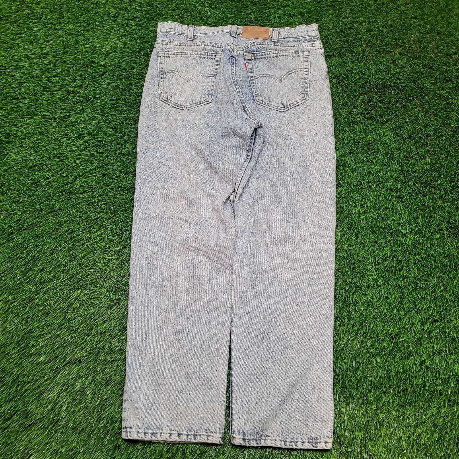 Levi's Vintage 90s Levi's 540 Jeans 33x29.5 USA Baggy Acid-Wash Size US 33 - 8 Thumbnail