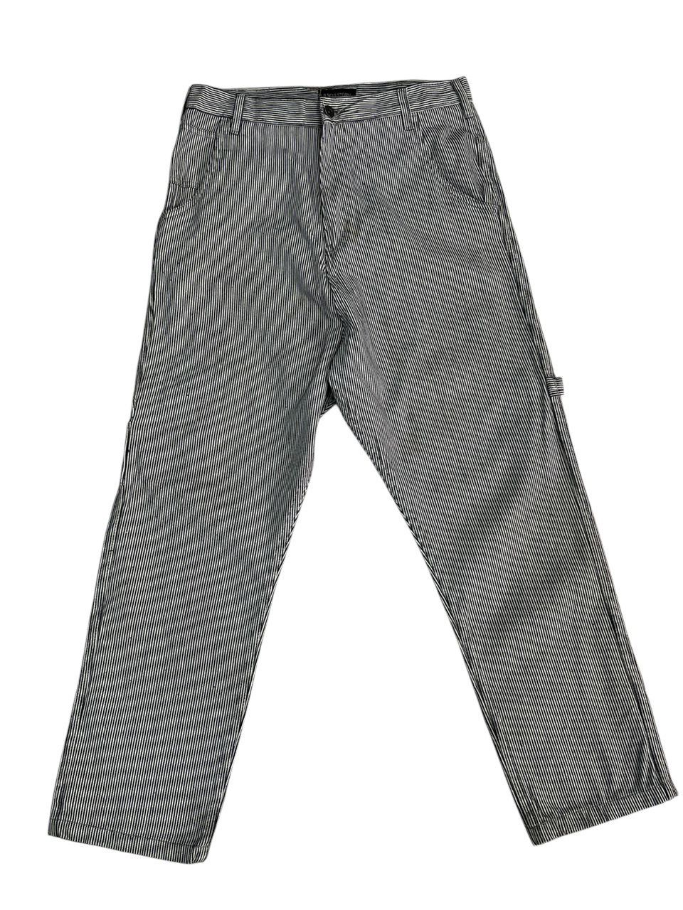 Japanese Brand Japanese Brand Jungle Storm Stripes Carpenter Pants Size US 32 / EU 48 - 1 Thumbnail