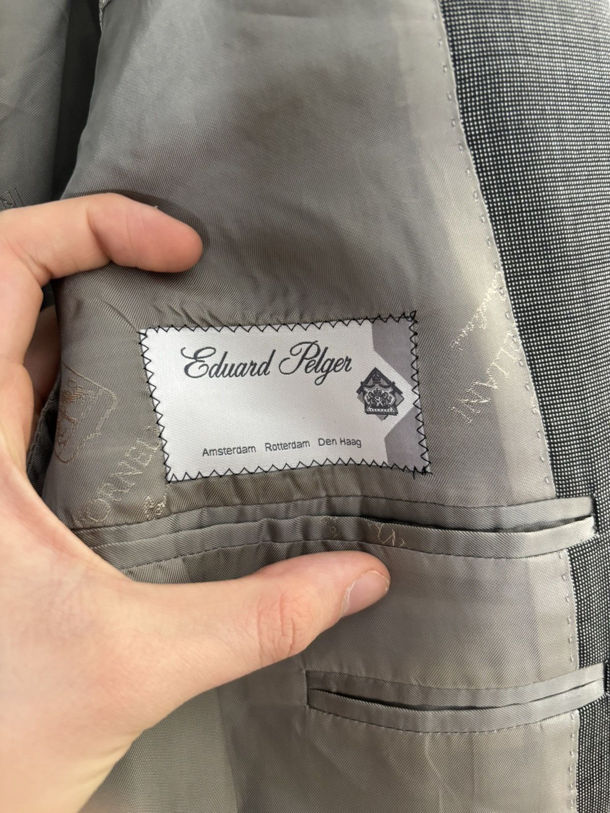 Corneliani corneliani leader blazer – super 160’s wool – size 102 Size 52L - 4 Thumbnail