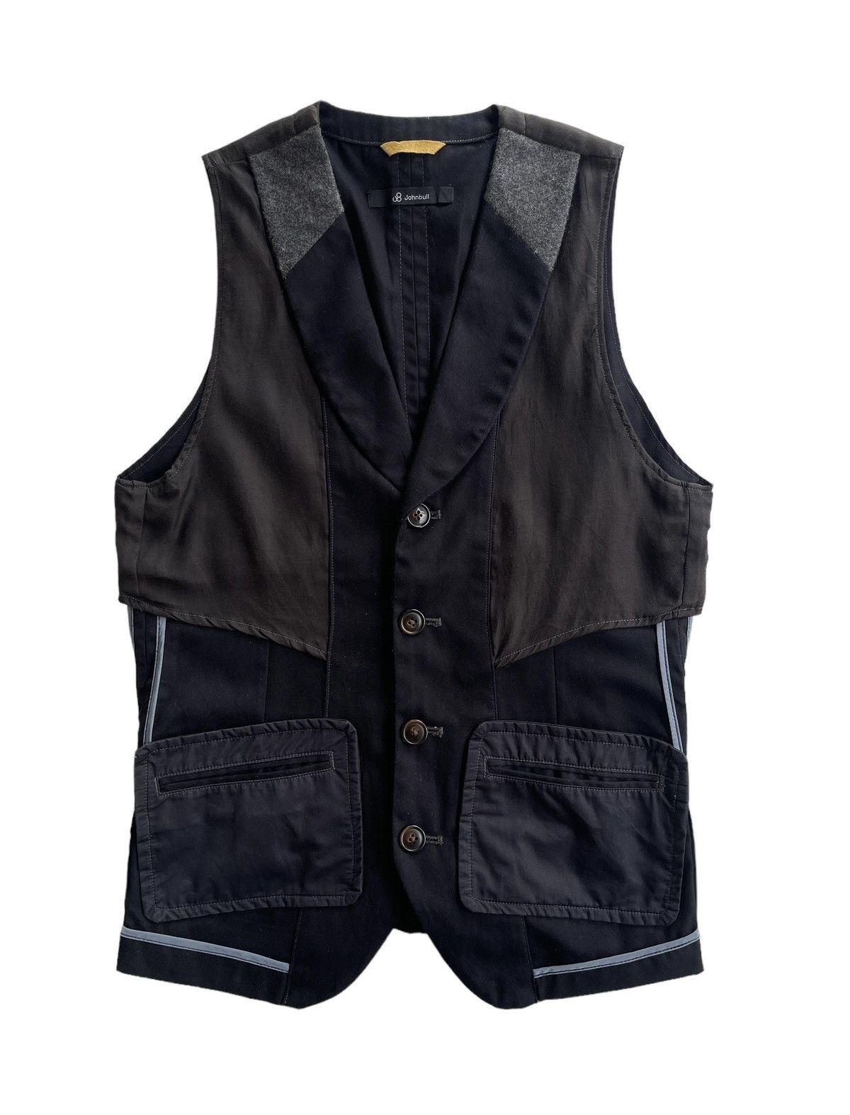 HYBRID PATCHWORK TACTICAL VEST JACKET