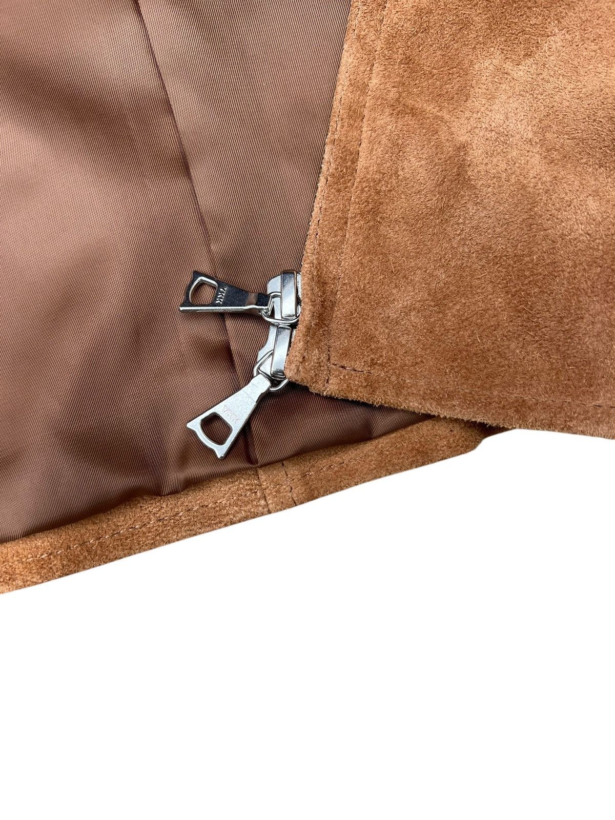 Ciaopanic Ciaopanic Japan Goatskin Suede Leather Slim Racer Jacket Size US M / EU 48-50 / 2 - 11 Thumbnail