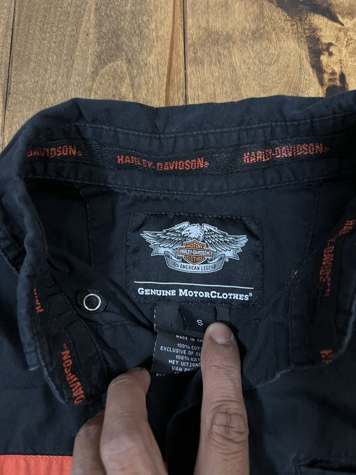 Harley Davidson × Vintage Vintage Harley Davidson Button up Shirt Size US S / EU 44-46 / 1 - 10 Thumbnail