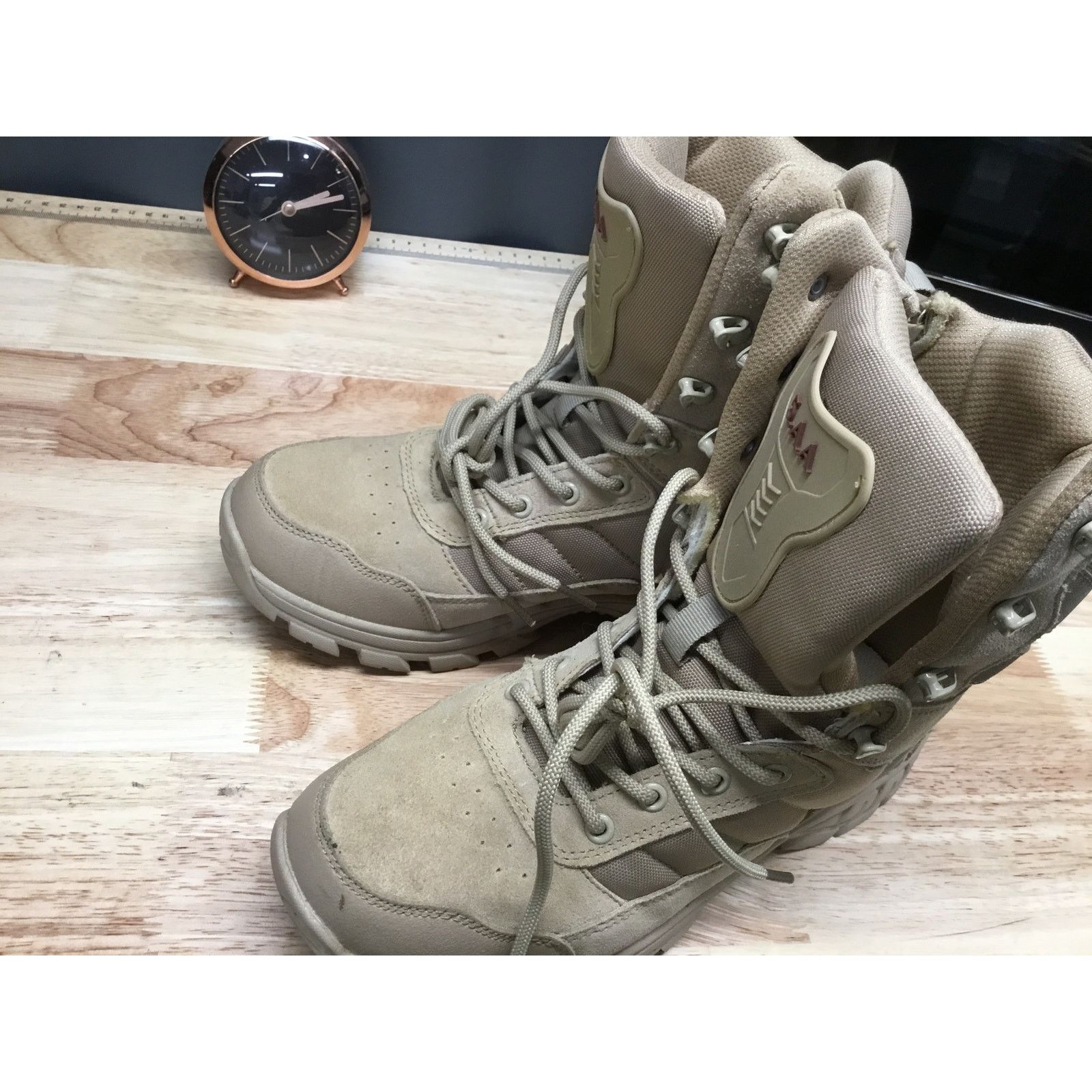 Other Unzhuo Make 5.11 Beige Leather Ankle Tactical Boots Mens 6.5 Size US 6.5 / EU 39-40 - 4 Thumbnail