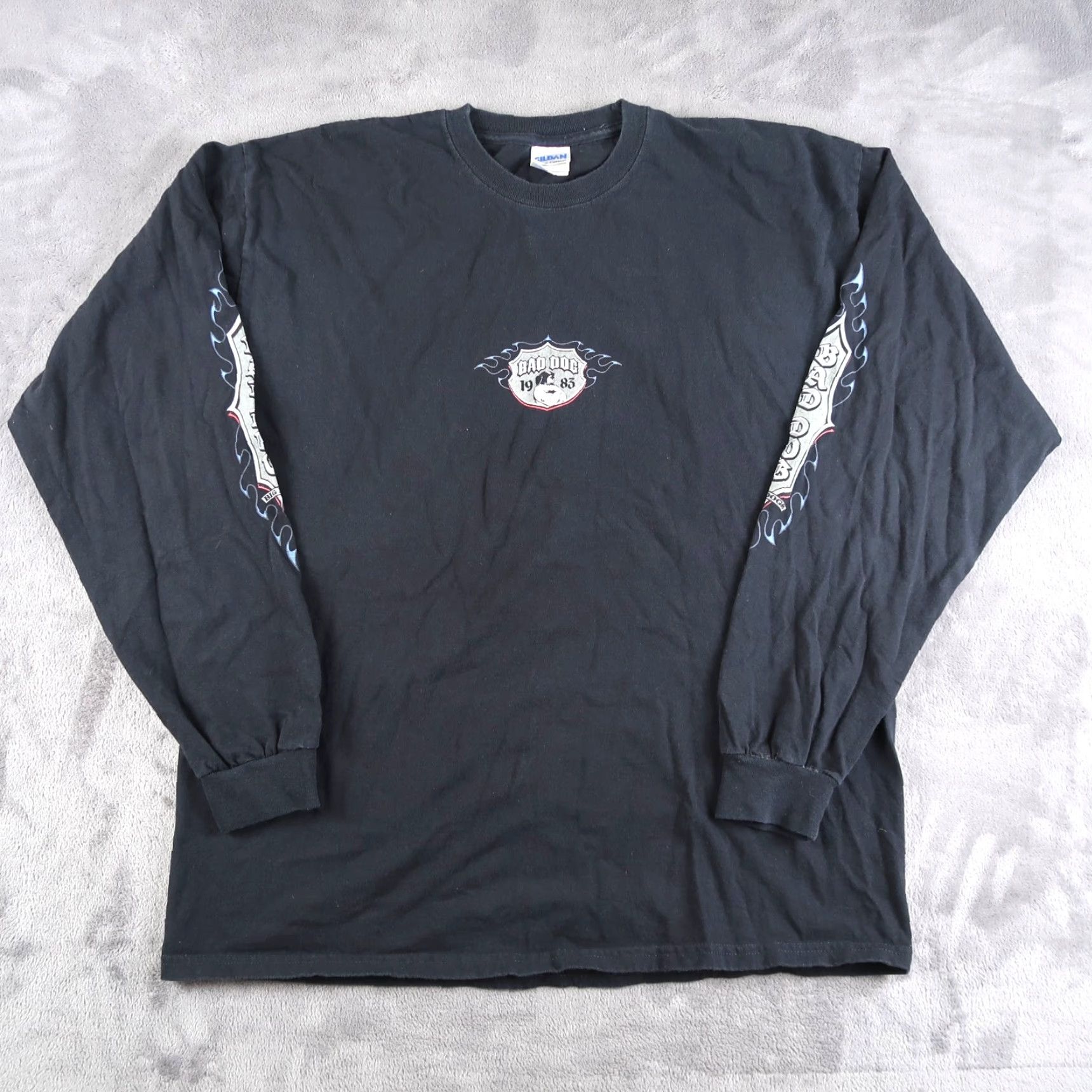 Big Dogs VINTAGE Big Dogs T-Shirt Long Sleeve 2014 Black XL Biker Dog 90s West Coast Chopper Mens Shirt Size US XL / EU 56 / 4 - 2 Thumbnail