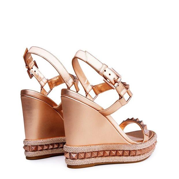 Christian Louboutin Pyraclou 110mm Espadrilles Size US 7 / IT 37 - 5 Thumbnail