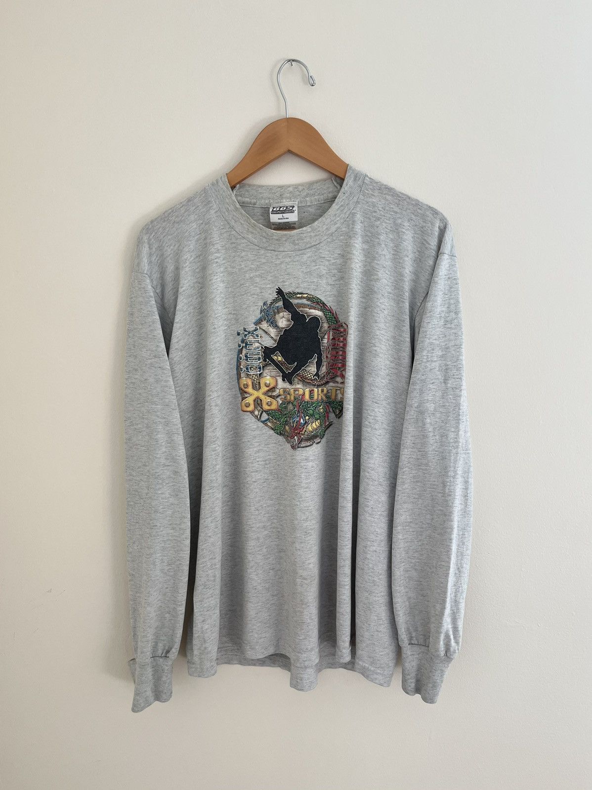 Hook-Ups × Vintage Vintage 90’s BBS Big Ball Sports Skateboards Thrashed LS Size US L / EU 52-54 / 3 - 1 Thumbnail