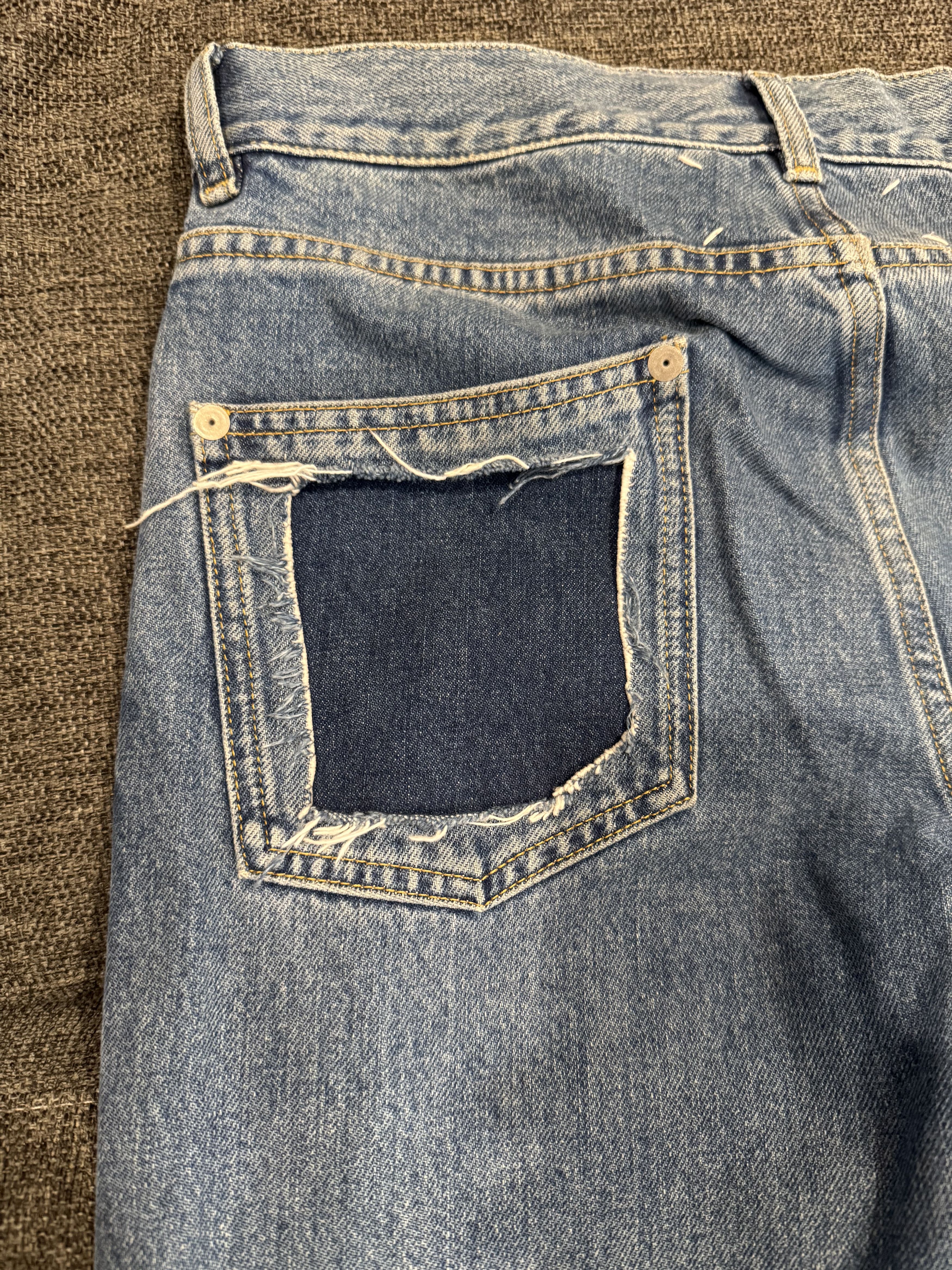 Maison Margiela Maison Margiela blue denim jeans size 28 Size US 28 / EU 44 - 2 Thumbnail