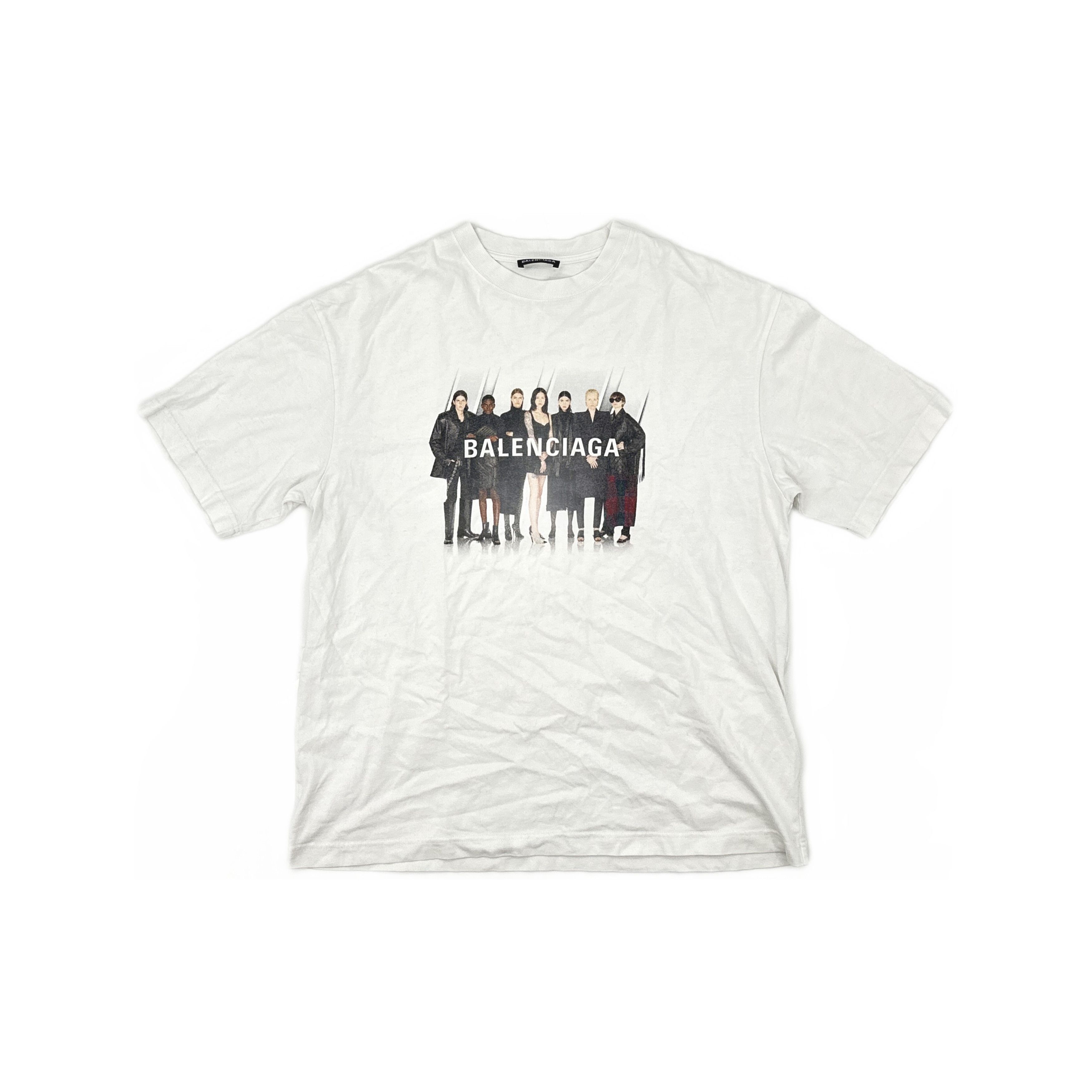Balenciaga Balenciaga Graphic Print Logo T-Shirt Size S Size US S / EU 44-46 / 1 - 1 Thumbnail