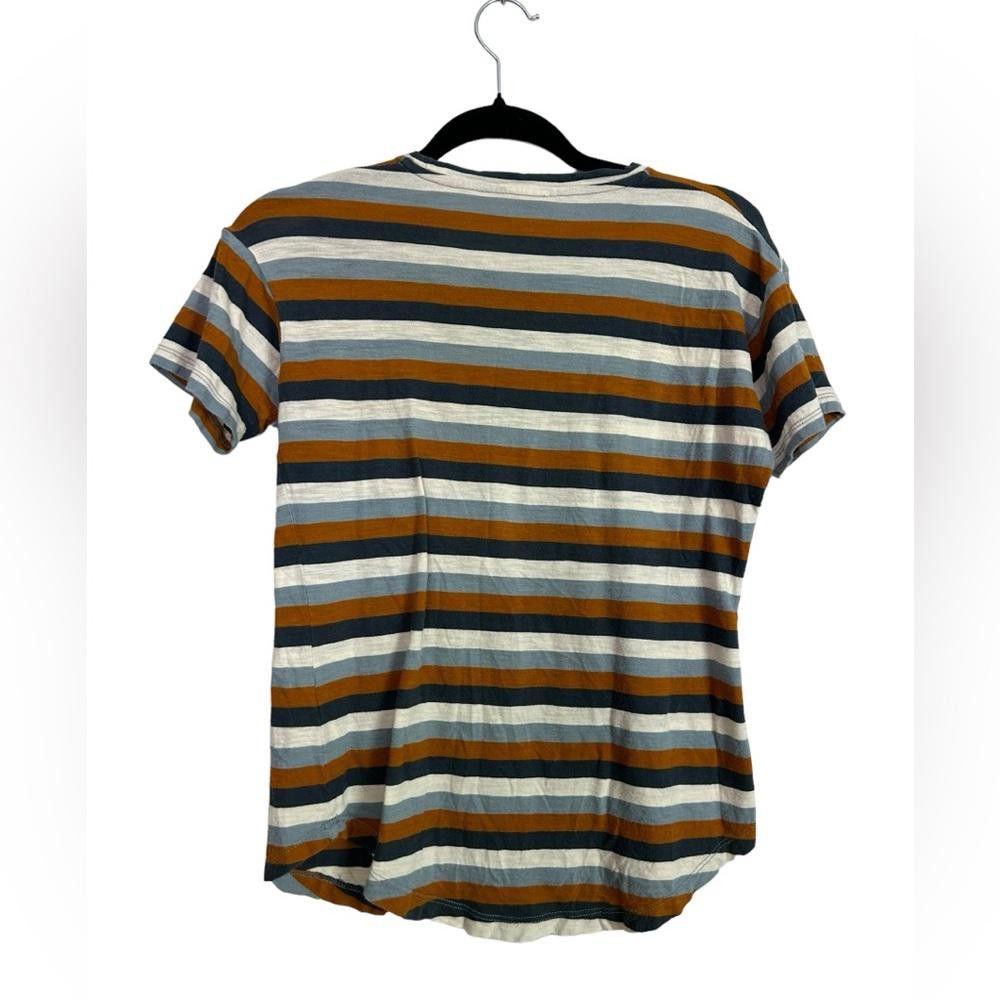 Madewell Madewell l Whisper Striped Cotton Tee XS Size XS / US 0-2 / IT 36-38 - 3 Thumbnail