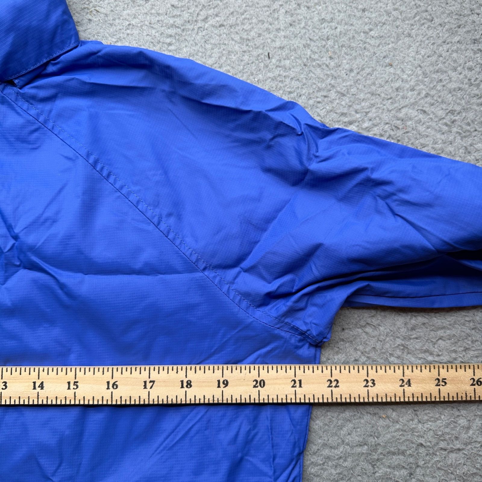 L.L. Bean LL Bean Ripstop Nylon Windbreaker Jacket Womens Medium Blue Size M / US 6-8 / IT 42-44 - 4 Thumbnail