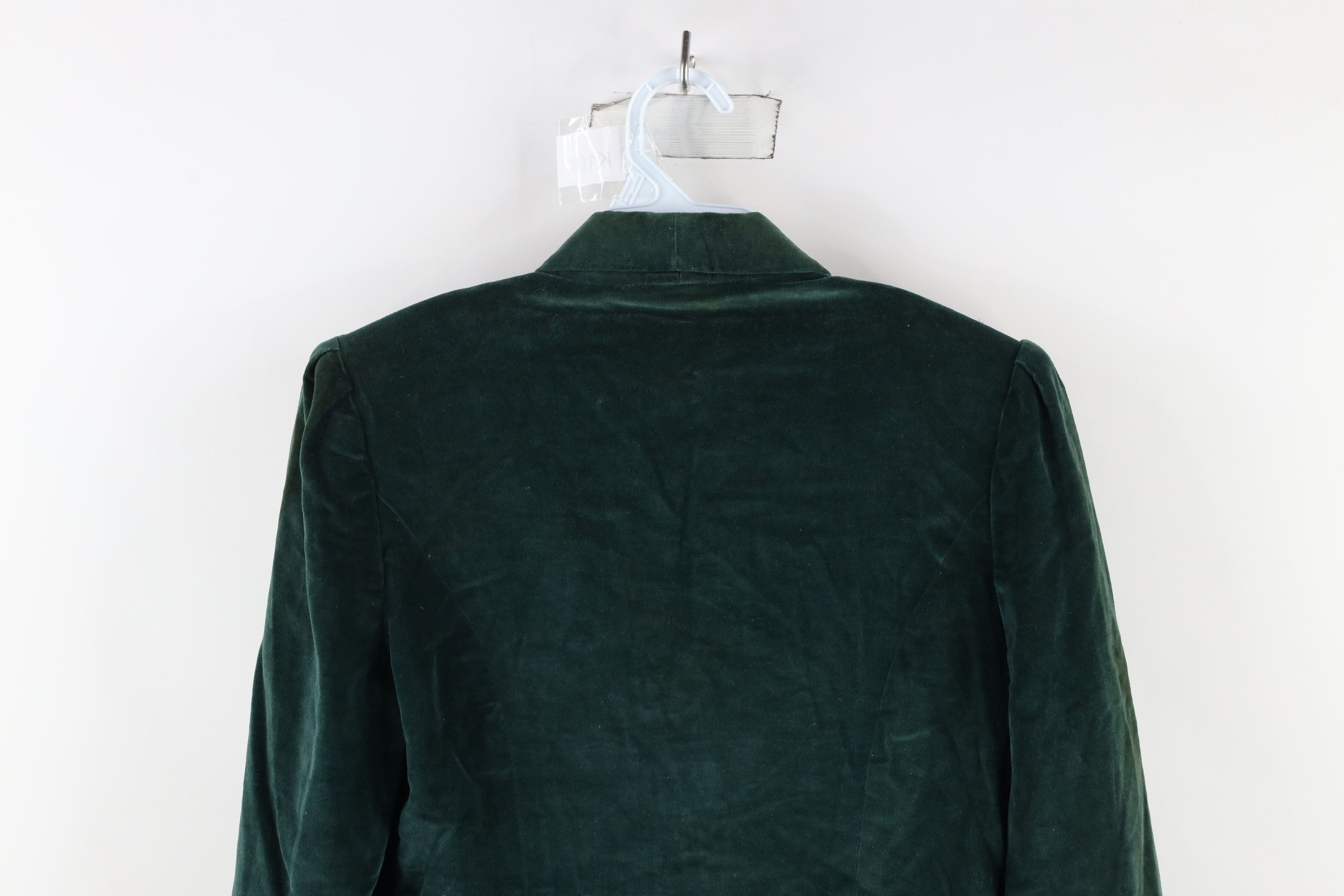 Vintage Vintage 60s Rockabilly Blazer Jacket Emerald Green USA Size M / US 6-8 / IT 42-44 - 14 Thumbnail