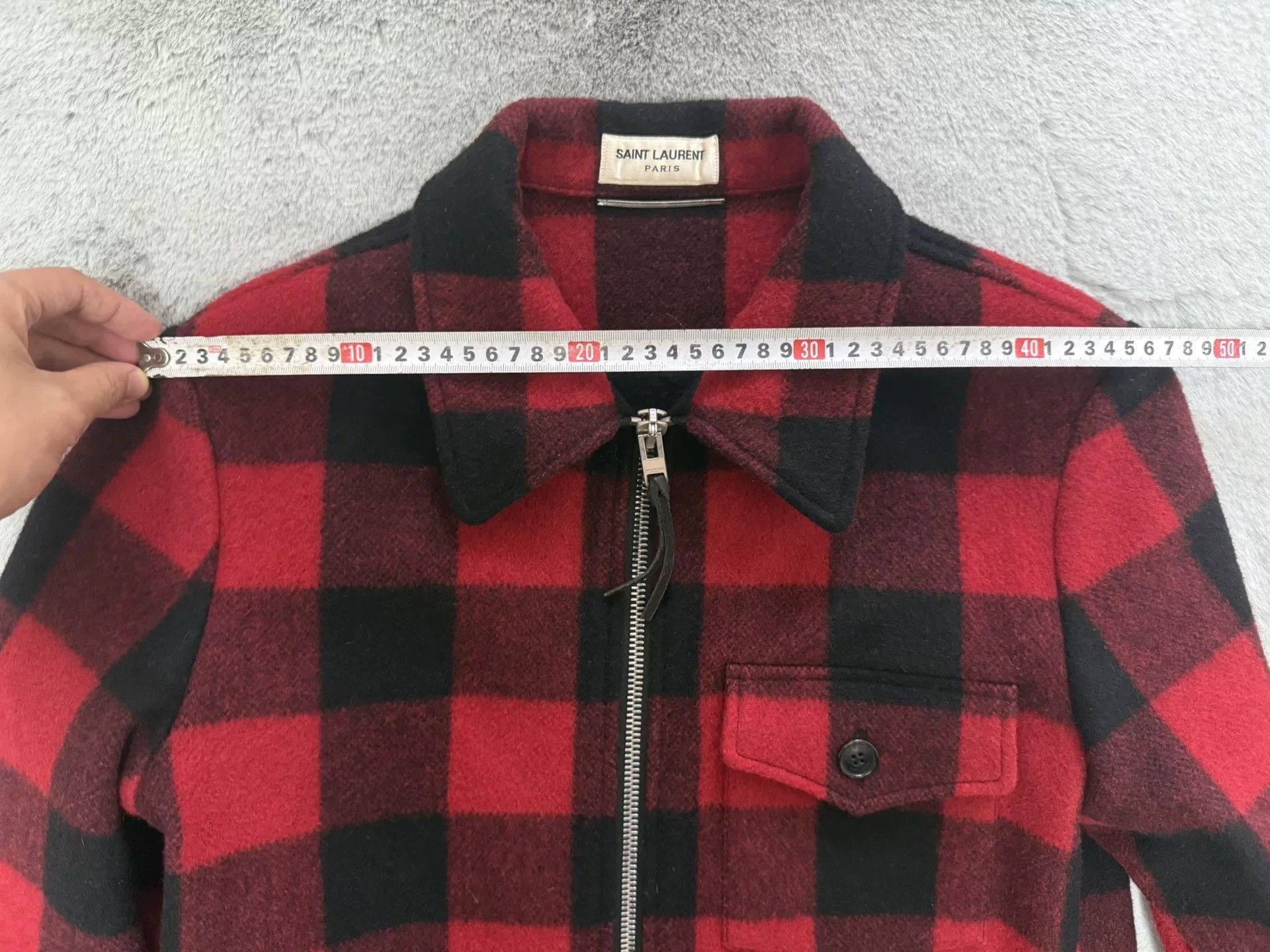 Saint Laurent Paris Saint Laurent Paris Plaid Wool Jacket Size US M / EU 48-50 / 2 - 8 Thumbnail